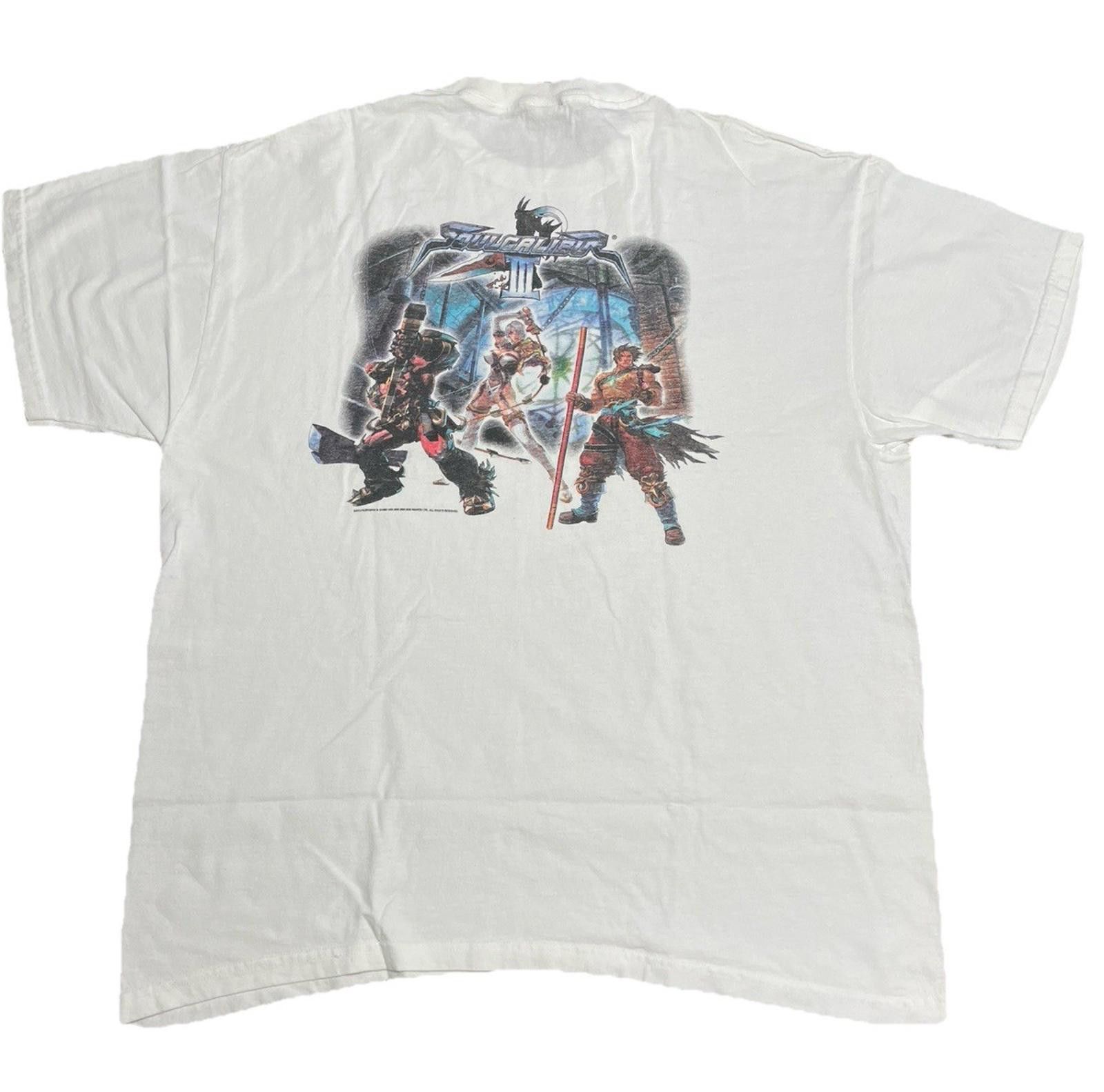 Fruit Of The Loom Vintage Namco Soul Calibur 3 Promo T-Shirt XL Playstation Size US XL / EU 56 / 4 - 1 Thumbnail