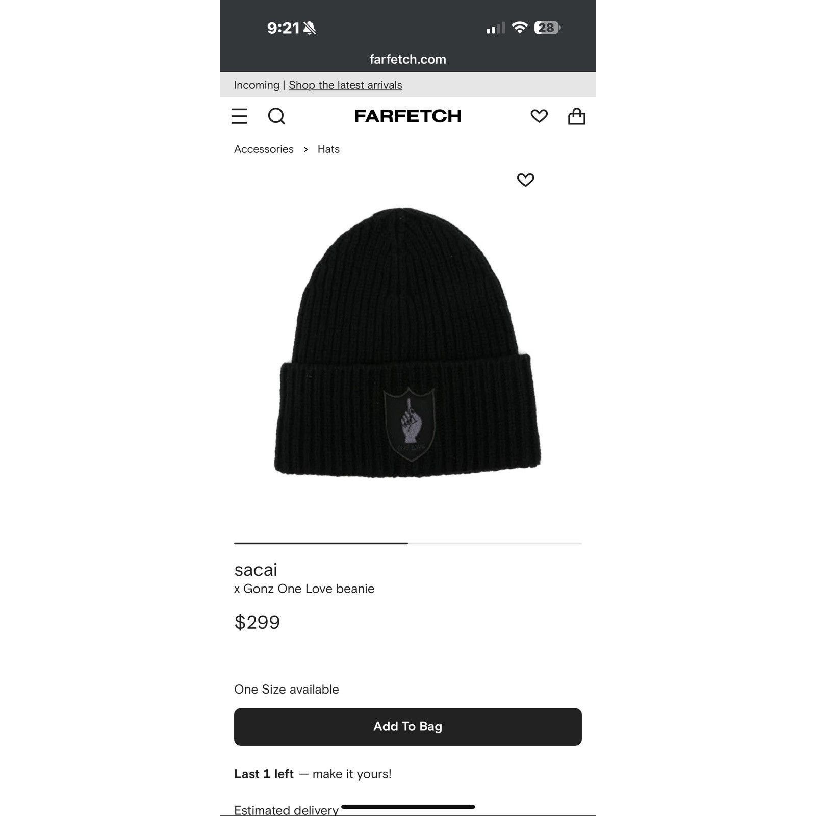 sacai x NEW ERA® Gonz ONE LOVE Hat sacai sacai x NEW ERA® Gonz ONE LOVE Cap | REVERSIBLE