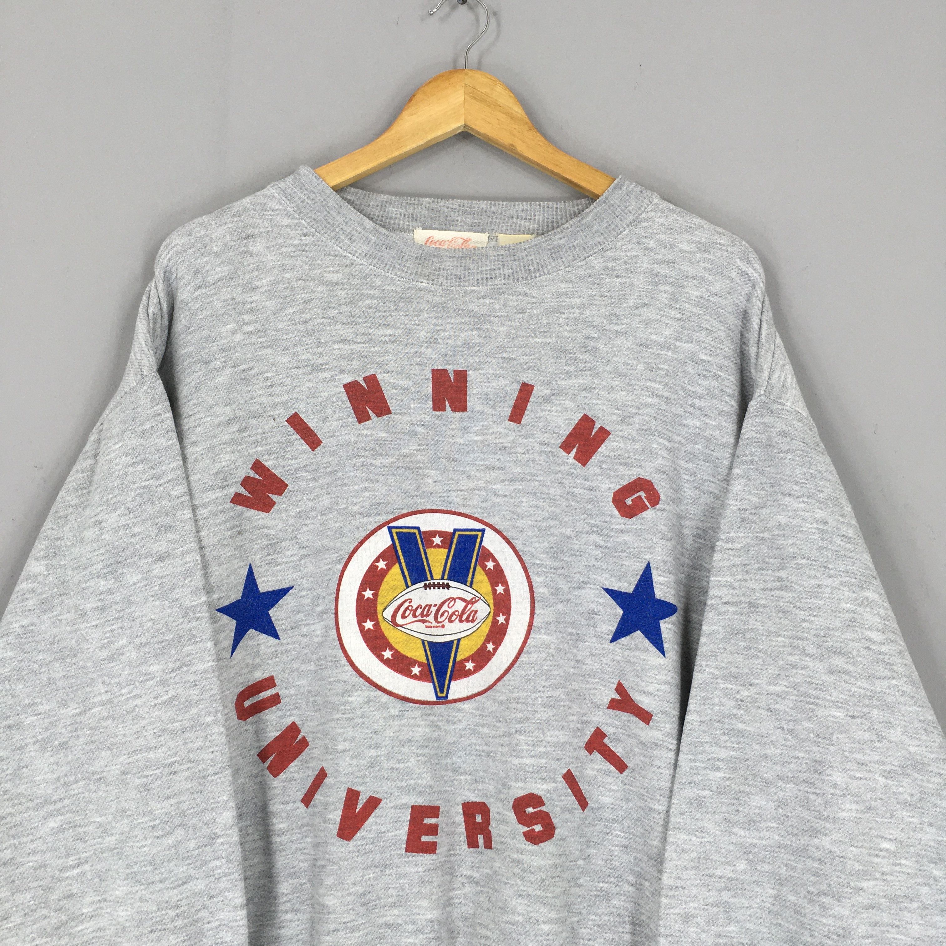 Coca Cola × Vintage RARE Vintage 90s Coca Cola Carbonated Drink Sweatshirt Large Size US L / EU 52-54 / 3 - 2 Thumbnail