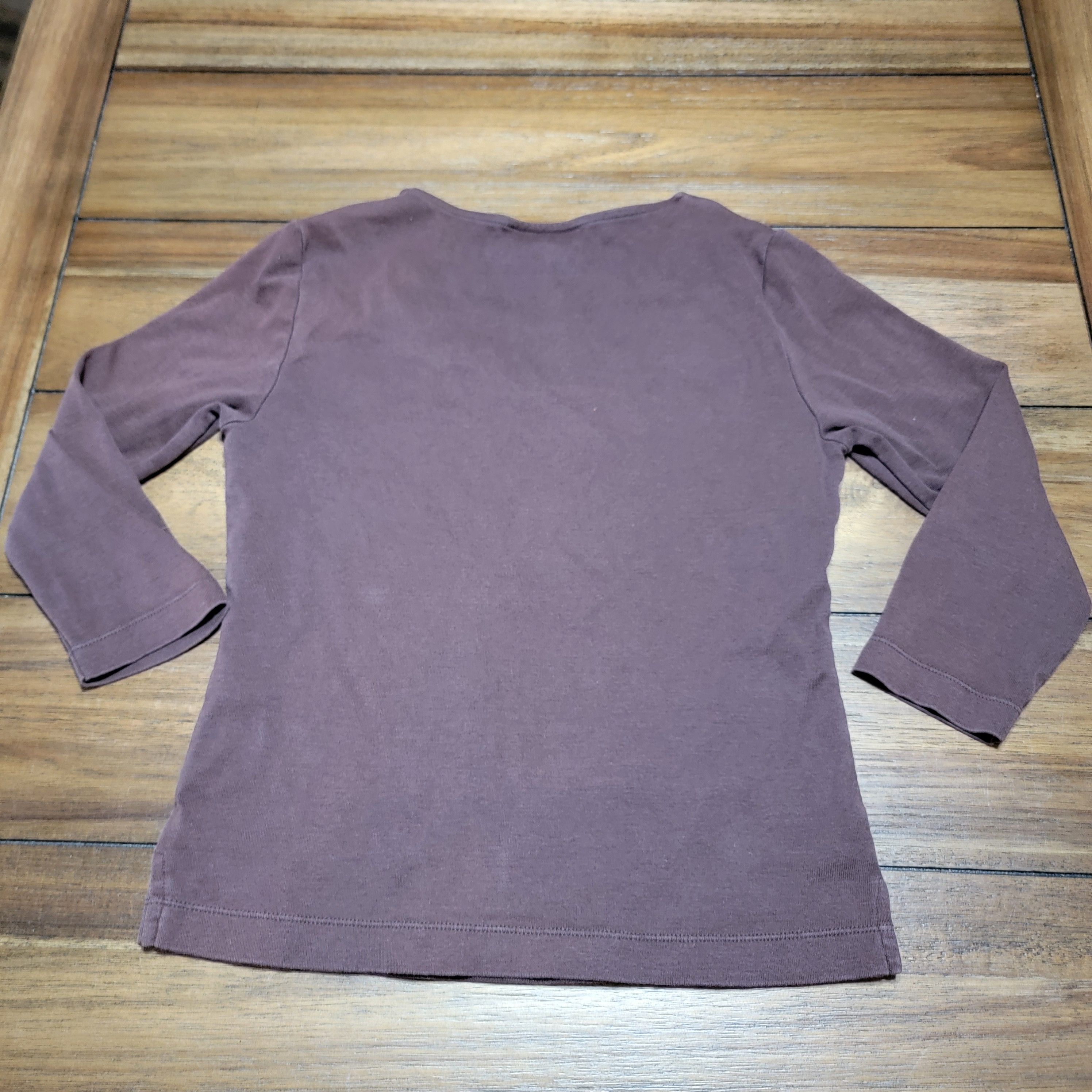Other Harold's LS Brown Blouse - Size Small* Size S / US 4 / IT 40 - 2 Thumbnail