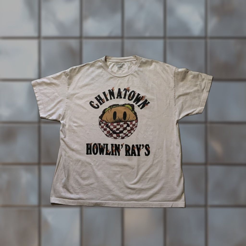 Vintage Chinatown Market X Howlin Rays Nashville Hot Chicken Graphic S/S T-Shirt Sz. XXL Men White Vector Shirt? Size US XXL / EU 58 / 5 - 1 Thumbnail