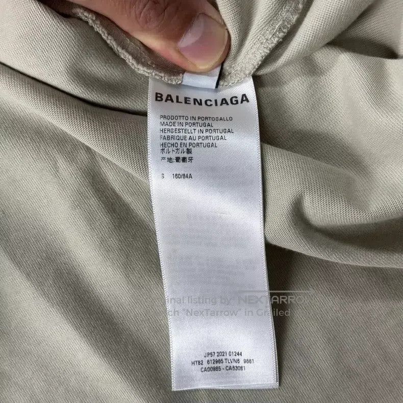 Balenciaga Balenciaga Tiger year limited embroidery short sleeve/S Size US S / EU 44-46 / 1 - 4 Thumbnail