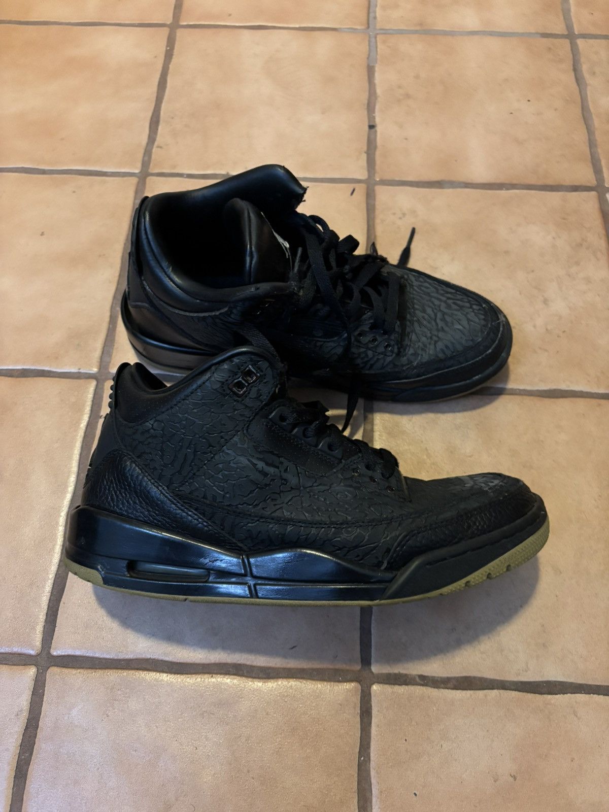 Jordan Brand Air Jordan 3 Retro Black Flip 2011 Size US 9 / EU 42 - 3 Thumbnail
