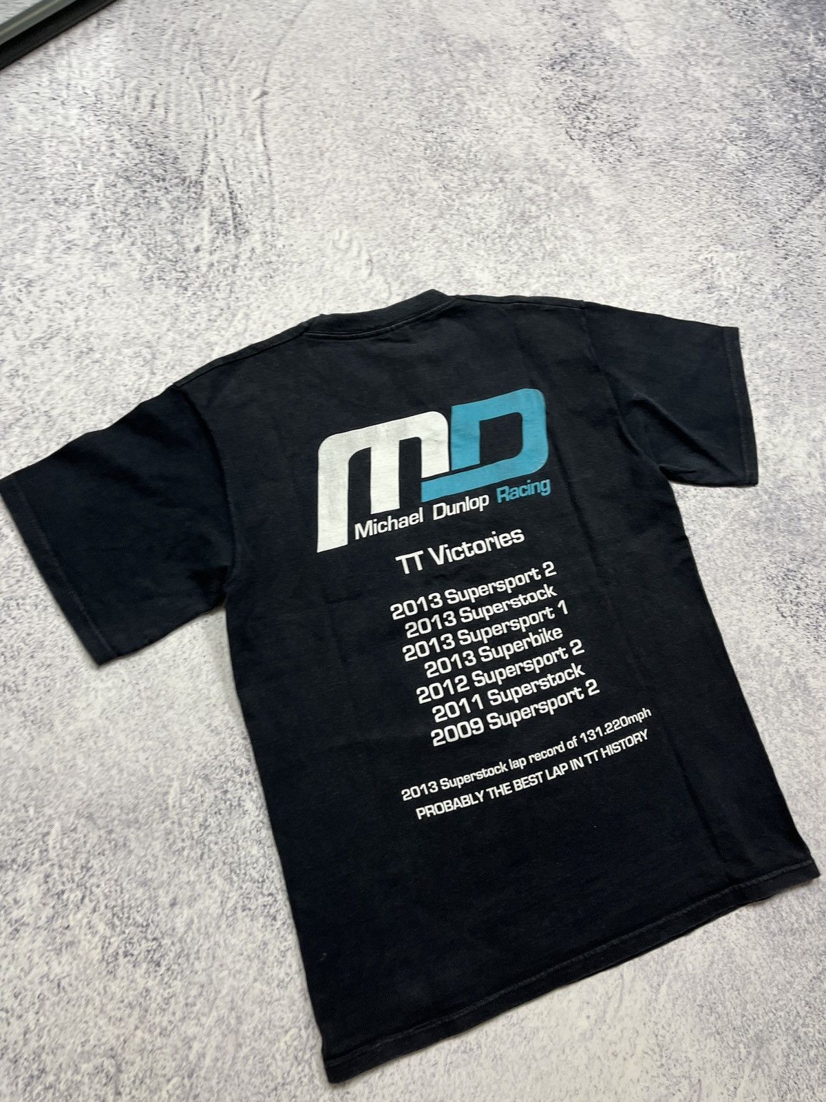 Vintage Vintage MD Racing TT Michael Dunlop Motorcycle T shirt Tee Size US S / EU 44-46 / 1 - 11 Thumbnail