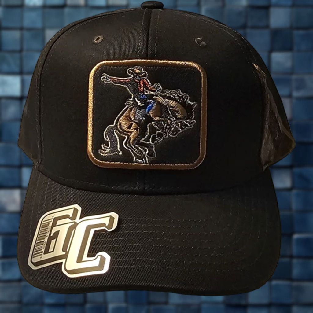Vintage RODEO COWBOY BUCKING HORSE BRONC RIDING ROUNDUP SNAPBACK BASEBALL CAP #4 Size ONE SIZE - 1 Thumbnail