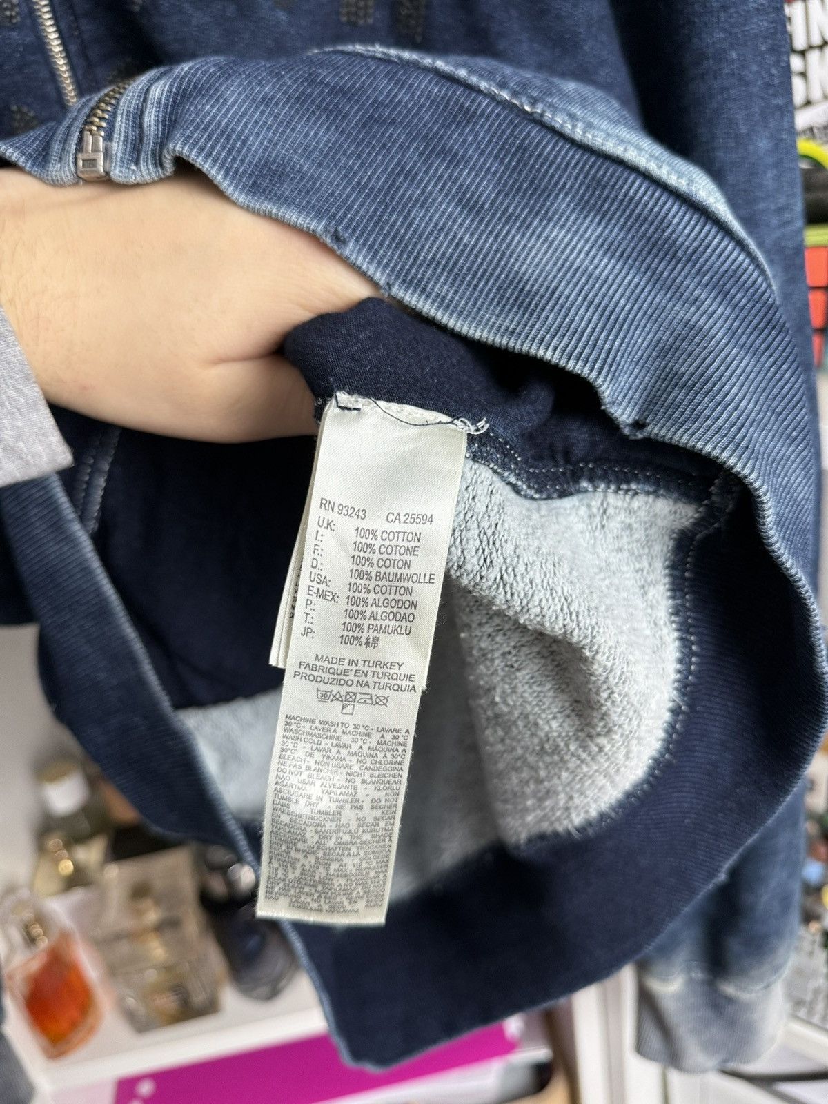 Diesel Vintage y2k Diesel denim baggy zip hoodie XL archive opium Size US XL / EU 56 / 4 - 5 Thumbnail