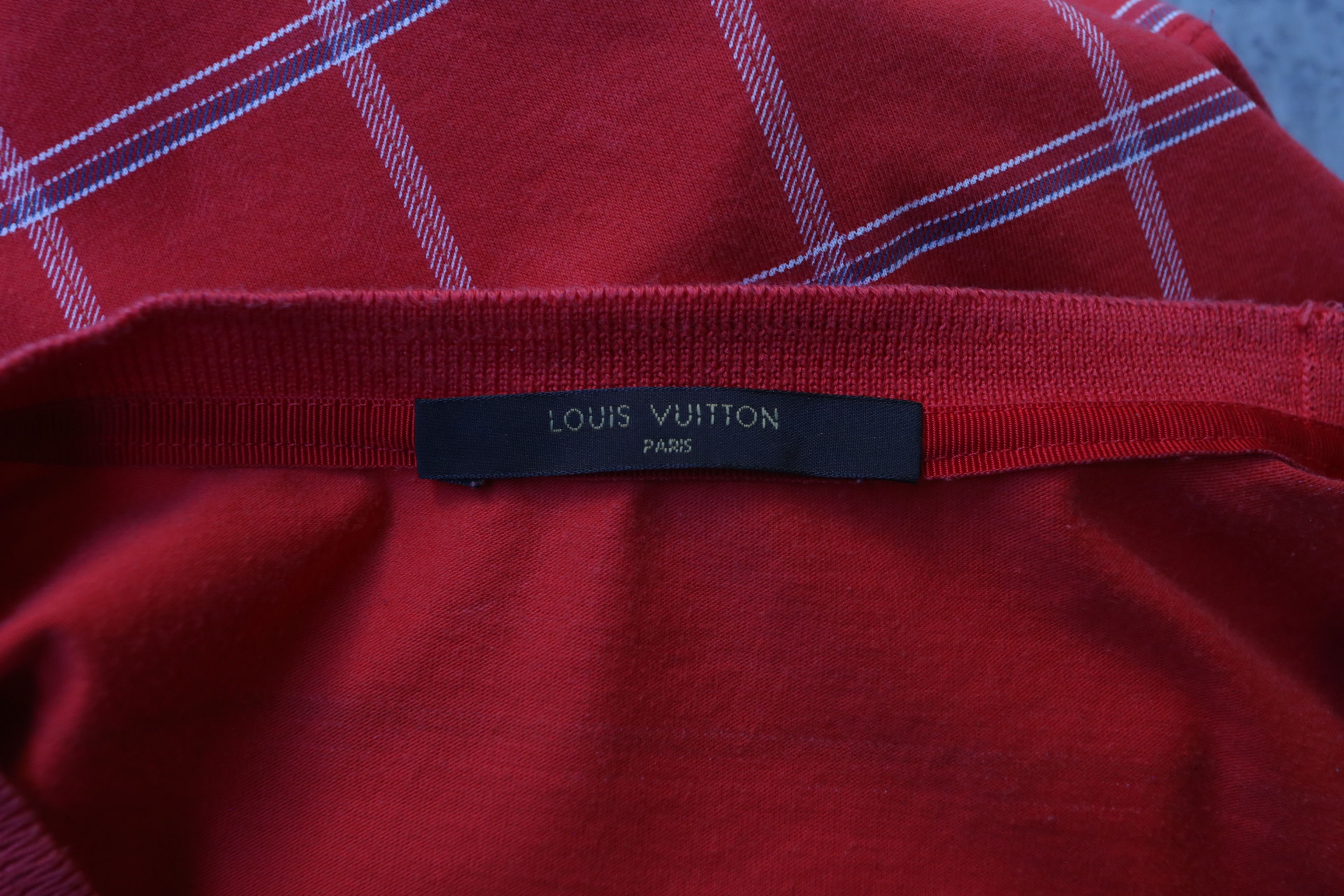 Kim Jones Louis Vuitton - KJ - Pre-Fall 2016 - Monogram Check Tee Size US L / EU 52-54 / 3 - 11 Thumbnail