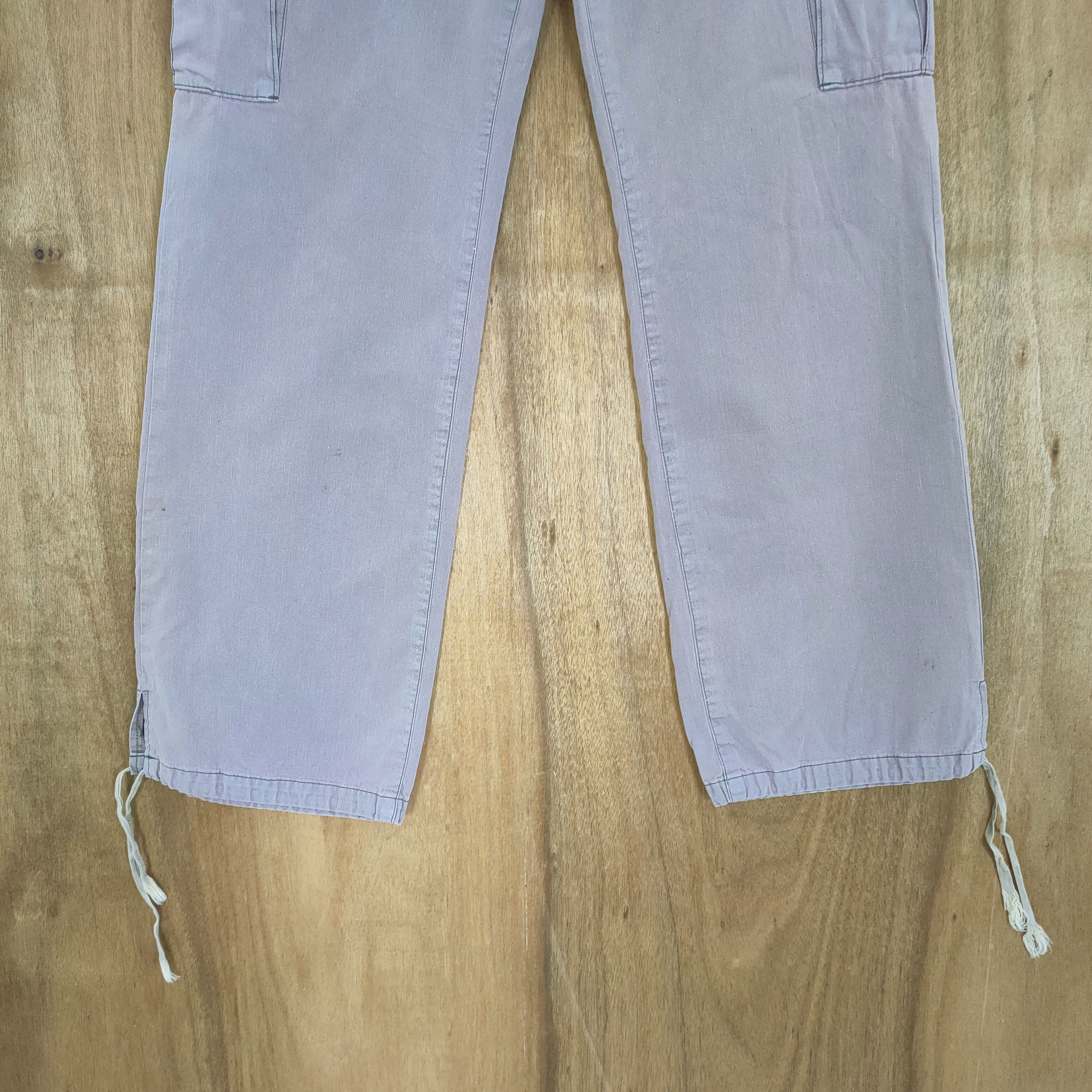 Japanese Brand JAPANESE BRAND FADED WOMEN CARGO PANTS Size US 29 - 3 Thumbnail