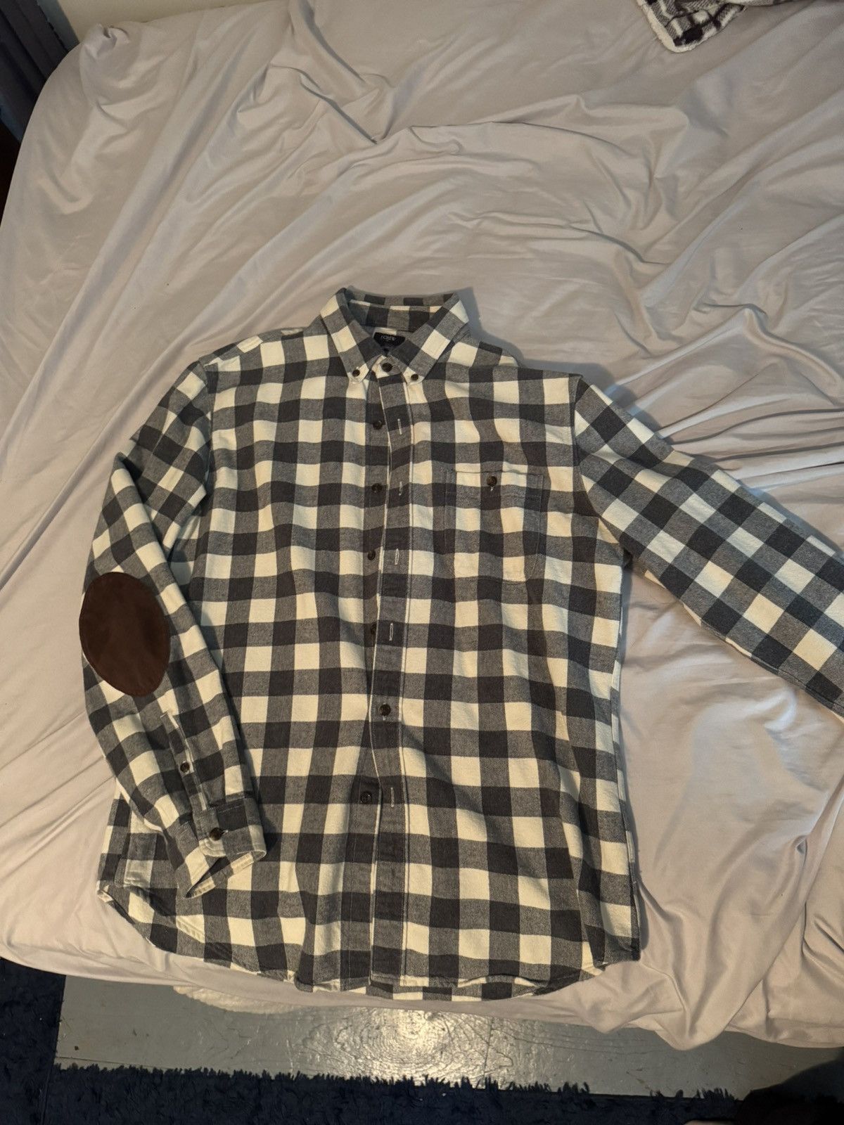J.Crew J Crew men’s flannel patched elbows Size US L / EU 52-54 / 3 - 1 Thumbnail