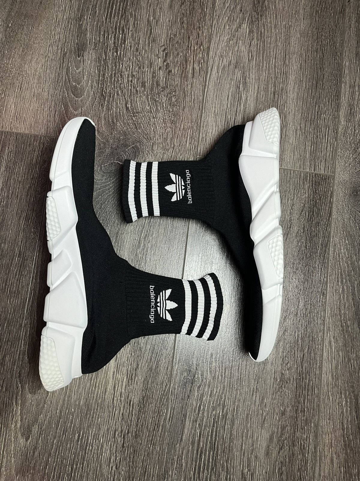 Adidas × Balenciaga Balenciaga x Adidas Speed Trainer Sock Sneaker - Size 11 Size US 12 / EU 45 - 1 Thumbnail