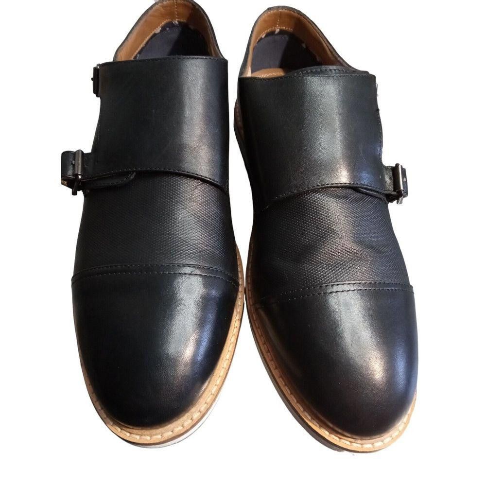 Designer Thomas & Vine Jc Thatcher Dbl Buckle Loafers Mens S 9.5 DS1 Size US 9.5 / EU 42-43 - 1 Thumbnail