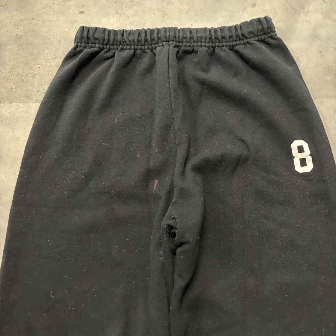 Japanese Brand × Vintage Crazy Vintage Y2K/2000s Black Essential Sweatpants! Size US 30 / EU 46 - 4 Thumbnail