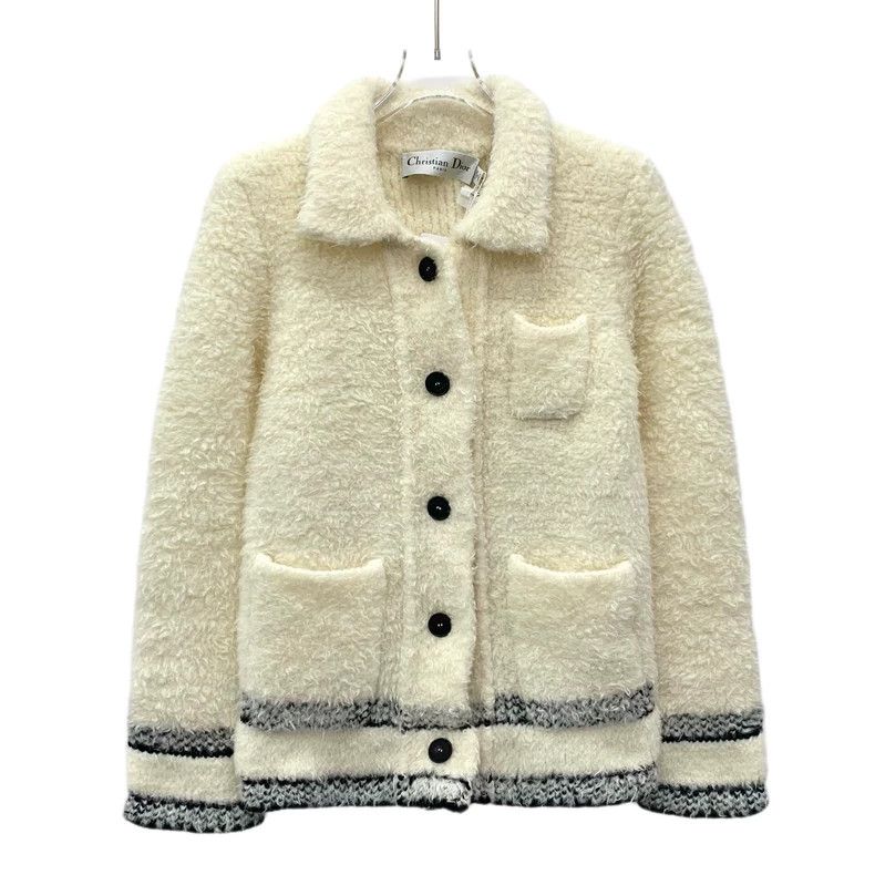 Dior Dior Logo Embroidered Wool Collared Jacket-yf Size US XS / EU 42 / 0 - 1 Thumbnail