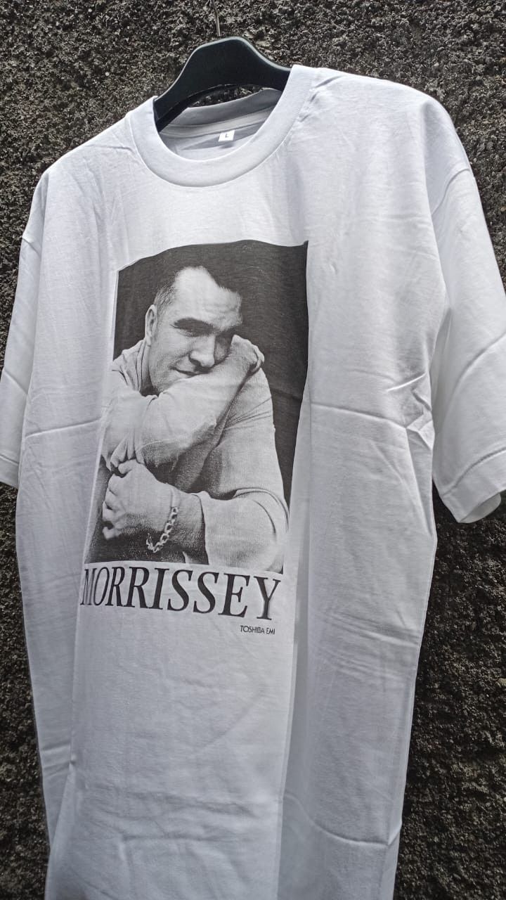 Morrissey × The Smiths × Vintage VINTAGE MORRISSEY TOSHIBA EMI PROMO SHIRT RARE Size US L / EU 52-54 / 3 - 7 Thumbnail