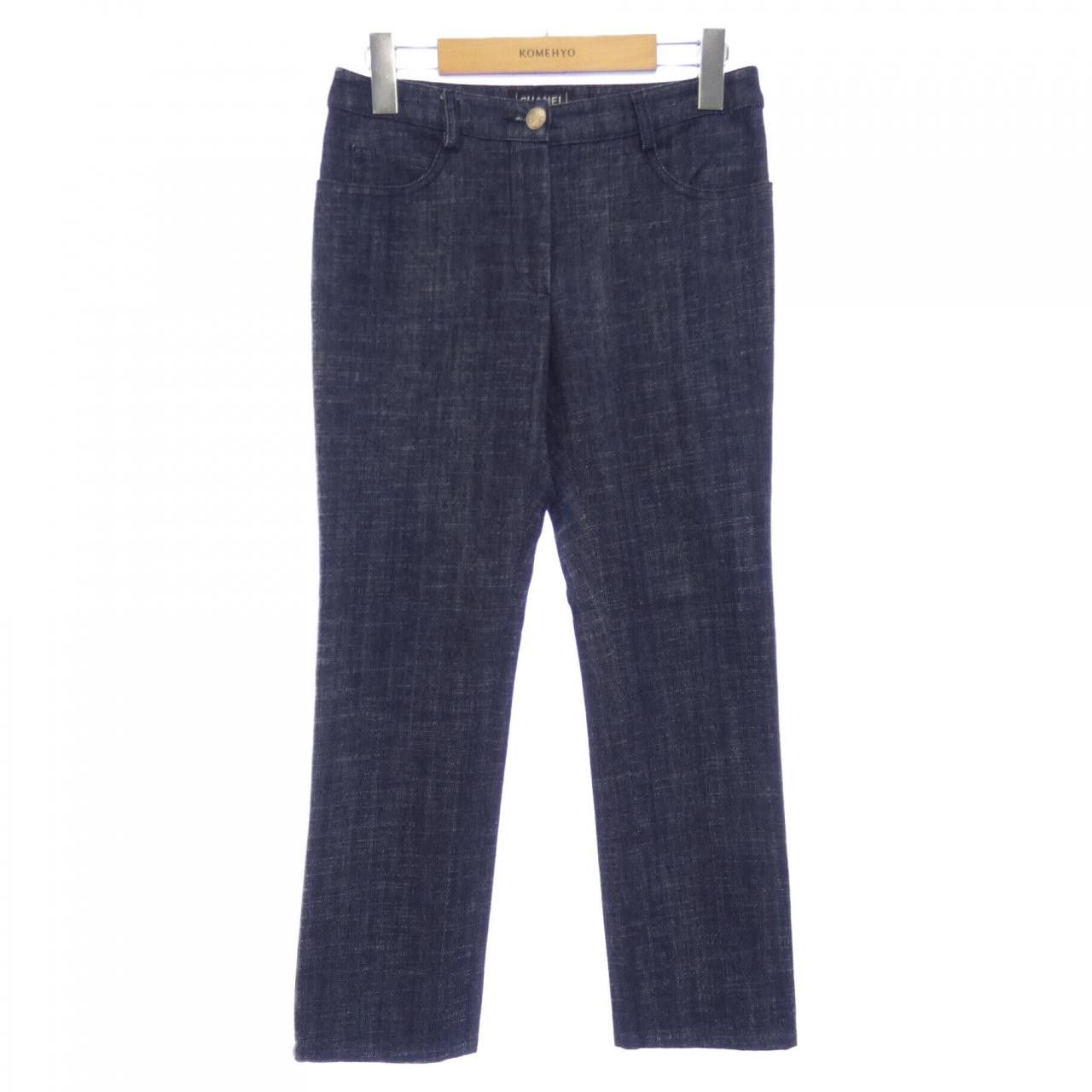 Chanel Chanel Chanel Jeans Denim Jeans P25298V16033 05C DUTY FREE for USA Size ONE SIZE - 1 Thumbnail