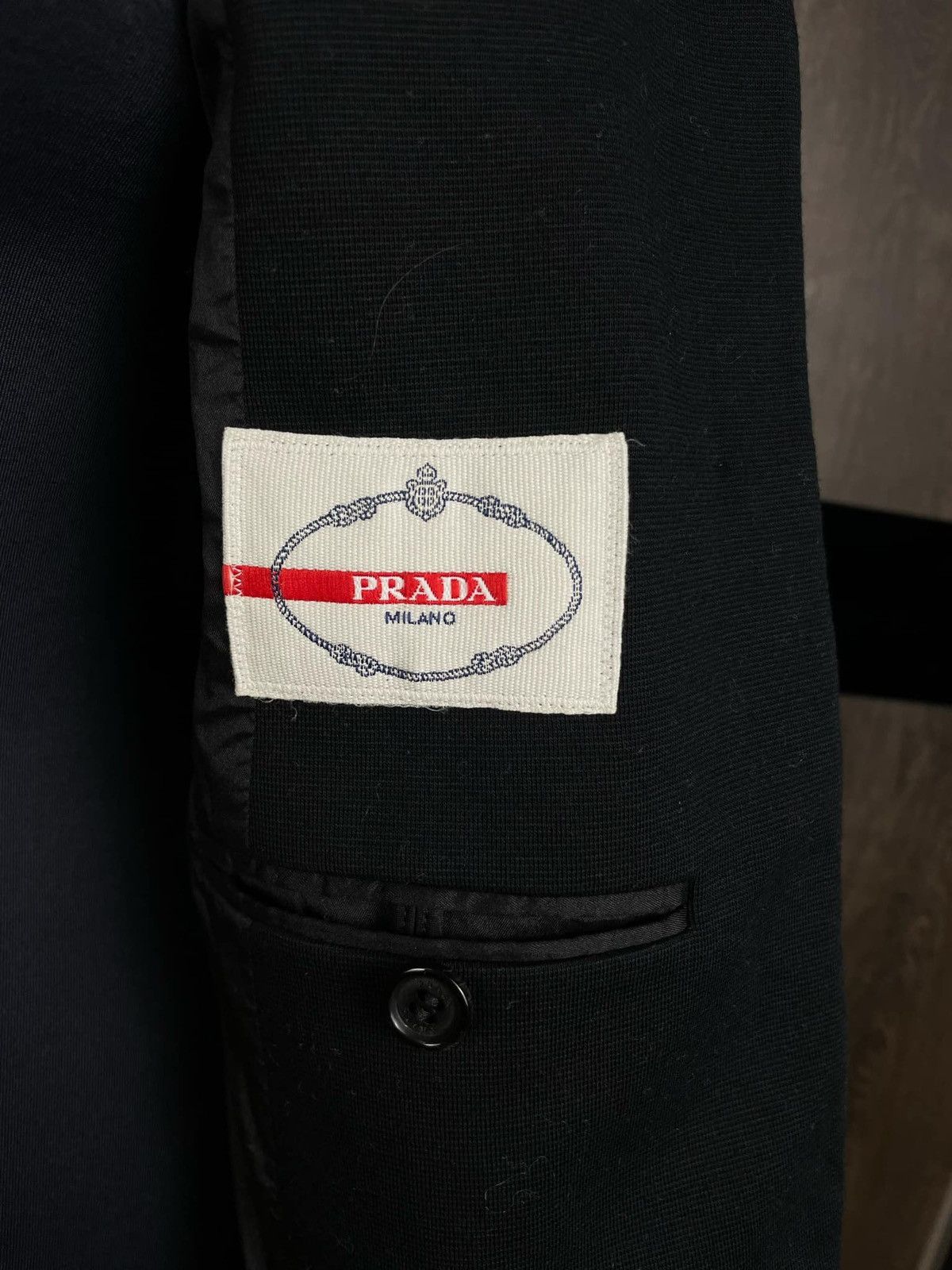 Prada × Vintage Prada Blazer Jacket Elegant Luxury Vintage Size M / US 6-8 / IT 42-44 - 3 Thumbnail