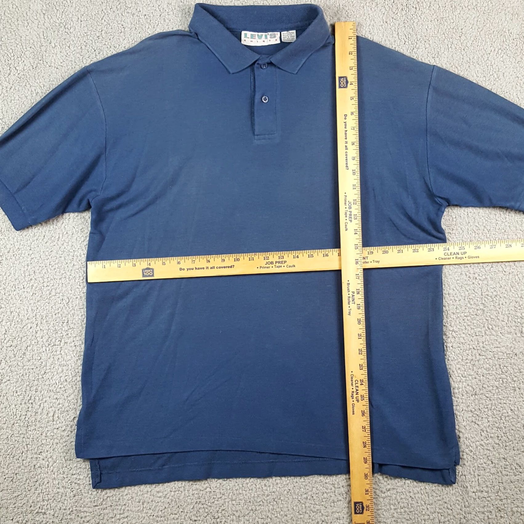 Levi's Vintage Levi's Polo Shirt Men XL Navy Blue 90s Grunge Surf Skate Y2K Casual Size US XL / EU 56 / 4 - 5 Thumbnail