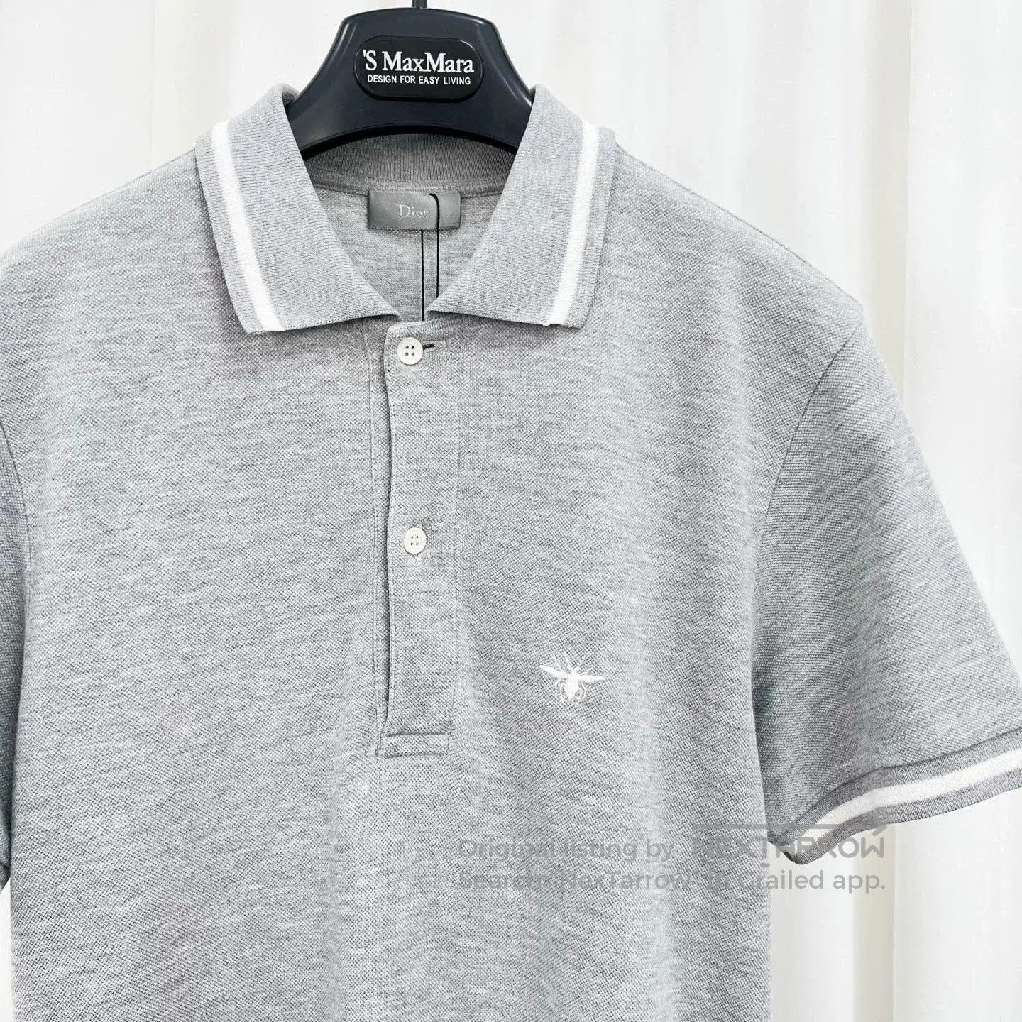 Dior Dior Embroidered Bee Gray Polo Short-Sleeve. Size US S / EU 44-46 / 1 - 3 Thumbnail