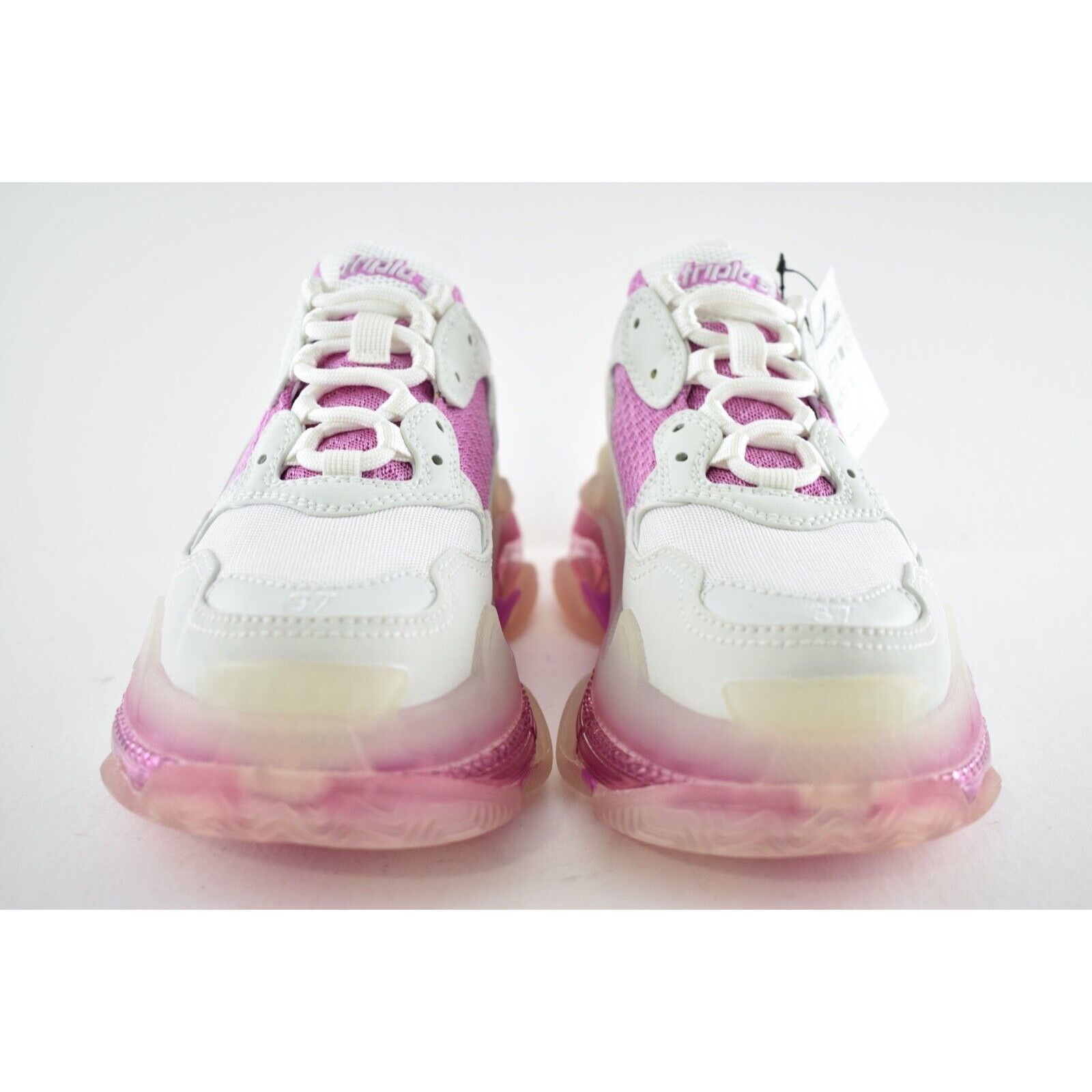Balenciaga Triple S Sneaker Women Clear Low Platform Flat Trainer 37 Size US 7 / IT 37 - 6 Thumbnail