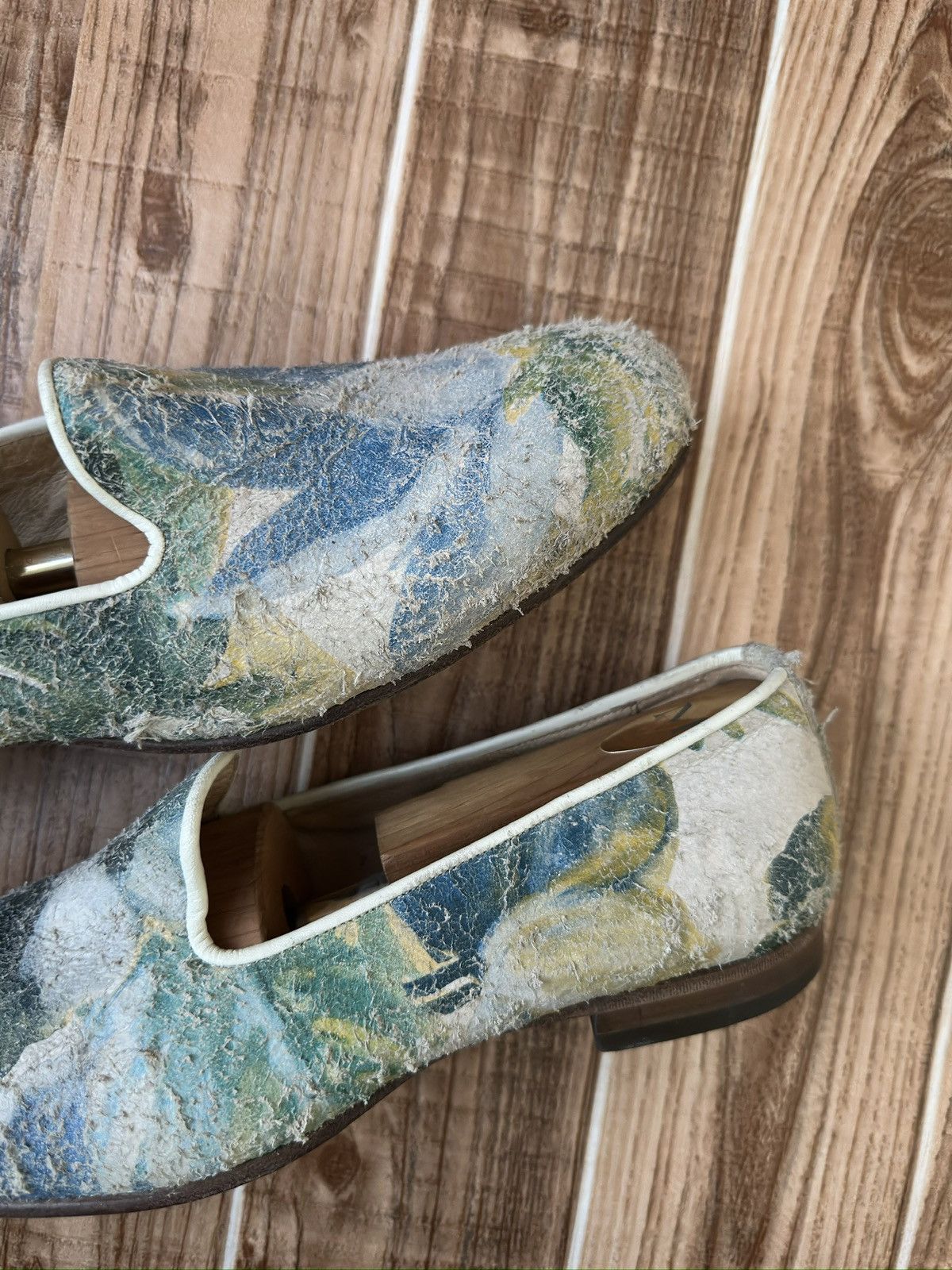 Alfredo Bannister Alfredo Bannister Y2K Flower Print Loafers Size US 9 / EU 42 - 8 Thumbnail