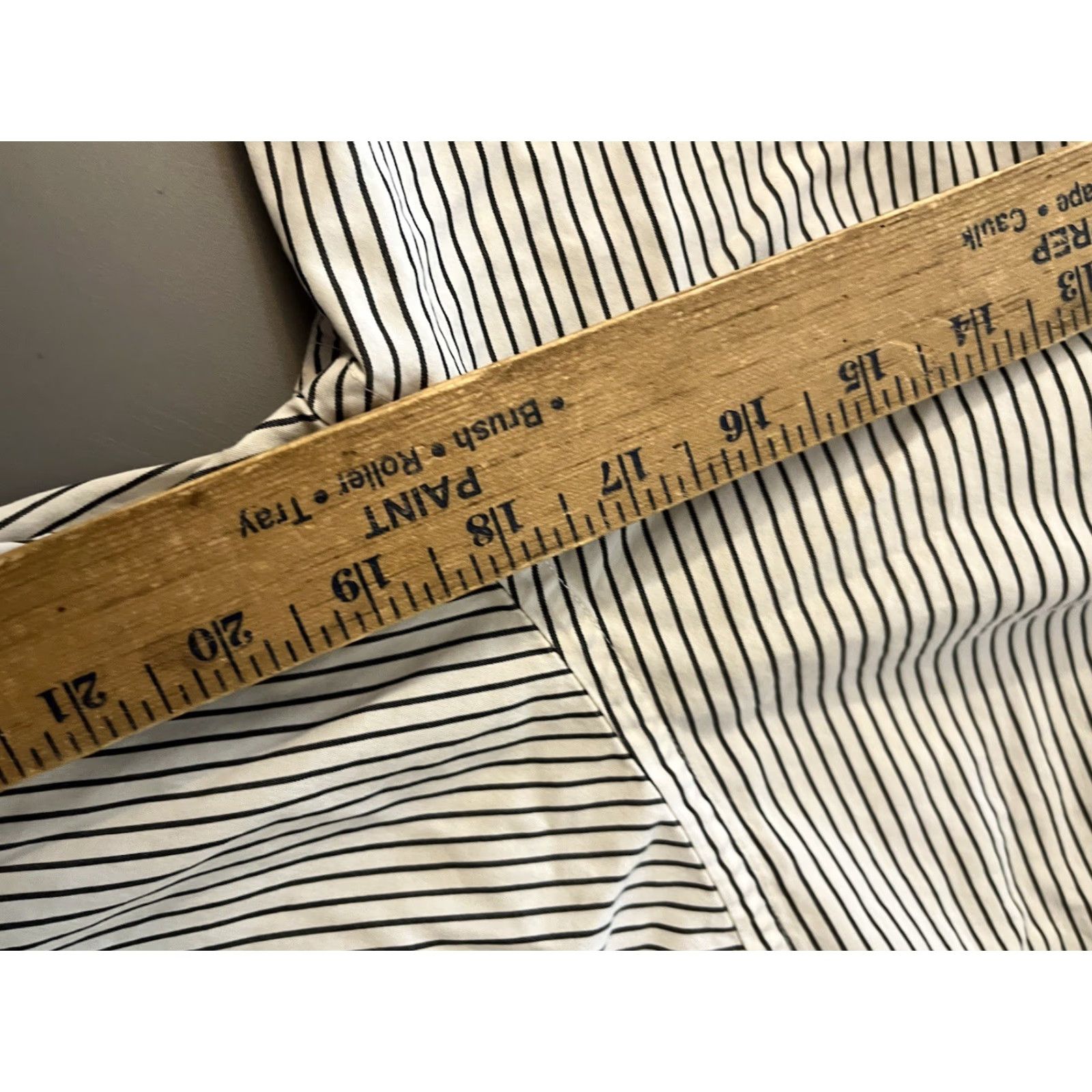 Vintage VINTAGE Polo Jeans Co Polo Shirt Mens White Stripe Button-Up 100% Cotton Regular Size M Blue Chest 48 in Men Clothing Shirt Size 40R - 5 Thumbnail
