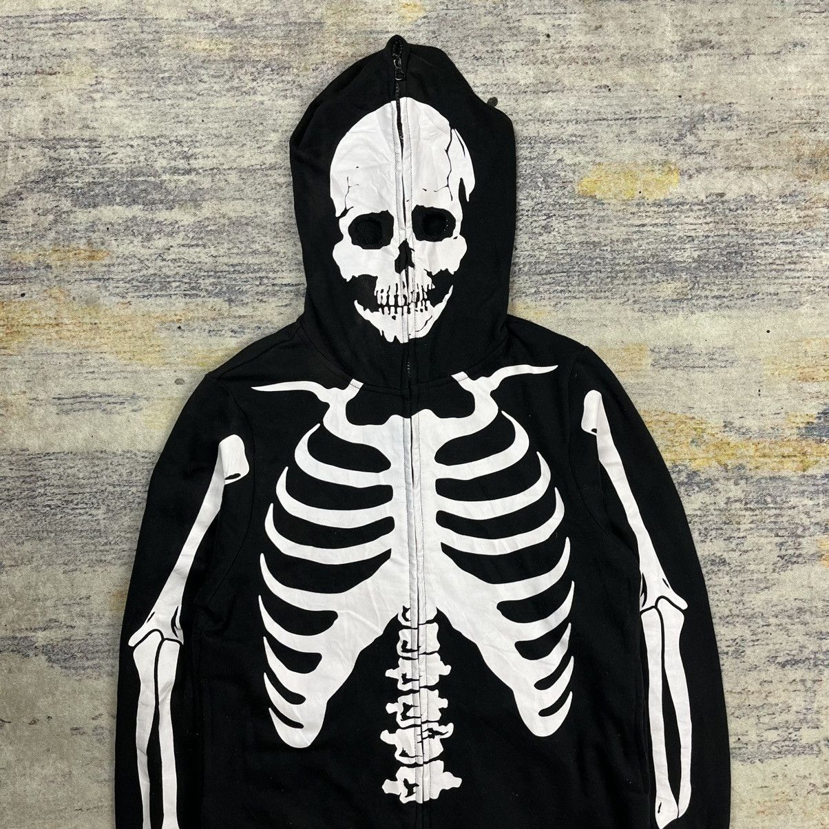 Japanese Brand Clash Ahead skeleton full zip hoodie Size US M / EU 48-50 / 2 - 2 Thumbnail