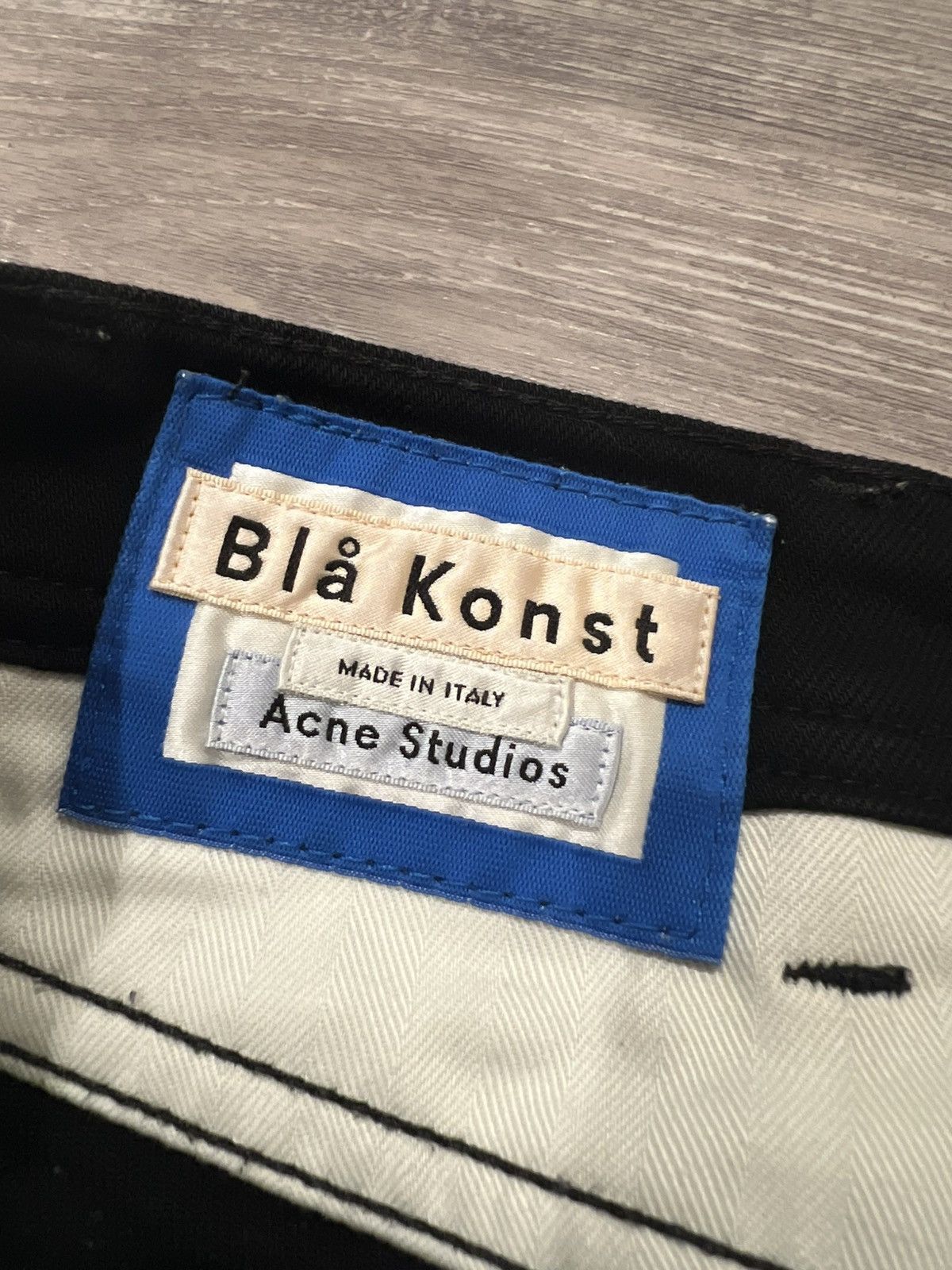 Acne Studios Bla Konst Black Jeans Size US 29 - 5 Thumbnail