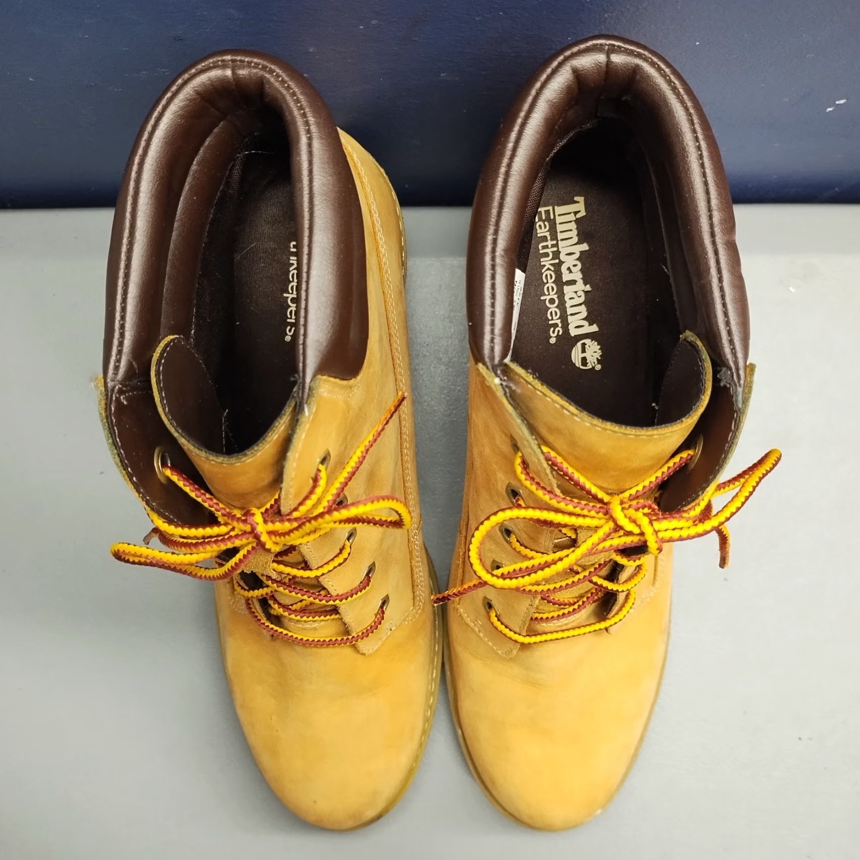 Timberland Timberland Earthkeepers Wedge Heel Boots Womens Size 10 Brown Lace Up 8251A Size US 10 / IT 40 - 7 Thumbnail