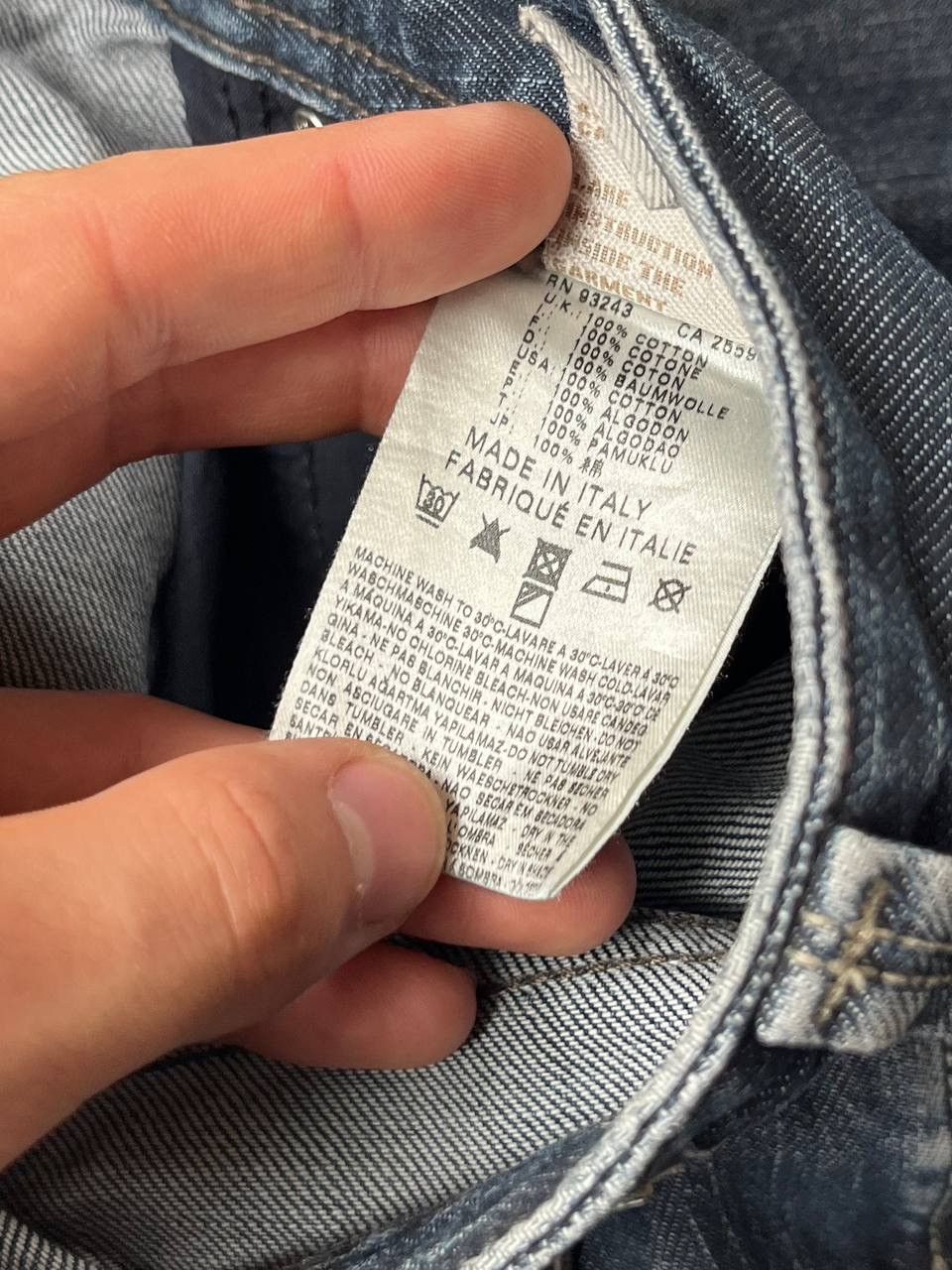 Diesel Diesel Larkee Raw Straight Jeans Size US 31 - 8 Thumbnail