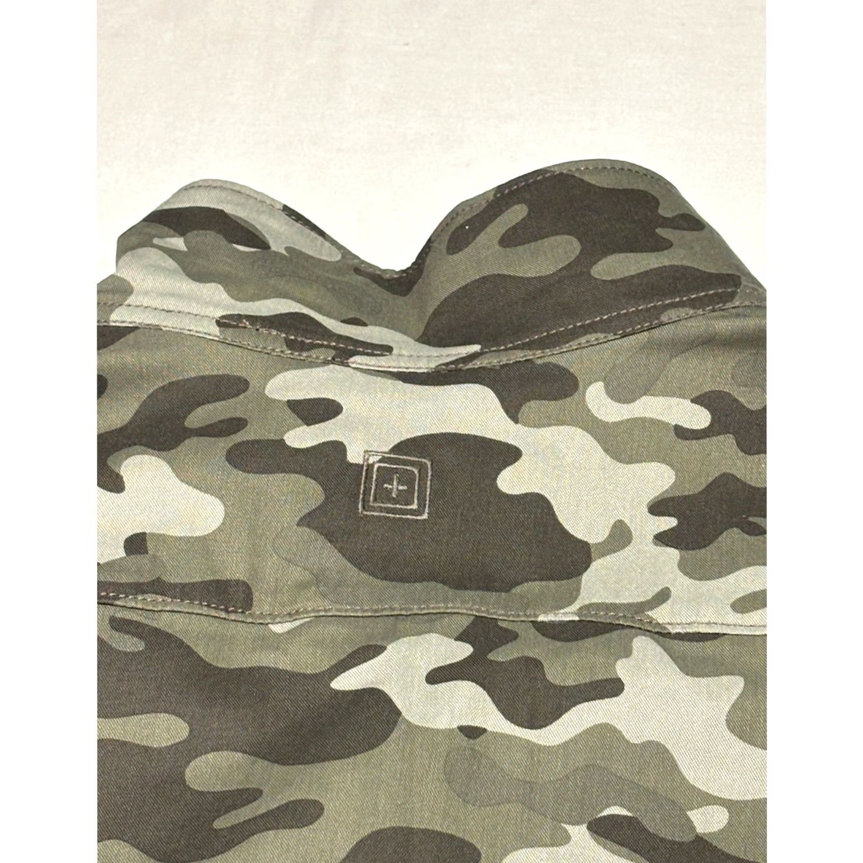 Vintage 5.11 Womens Jacket XL Surplus Camo Green Utility Field Coat 68001CM-419 Size XL / US 12-14 / IT 48-50 - 7 Thumbnail