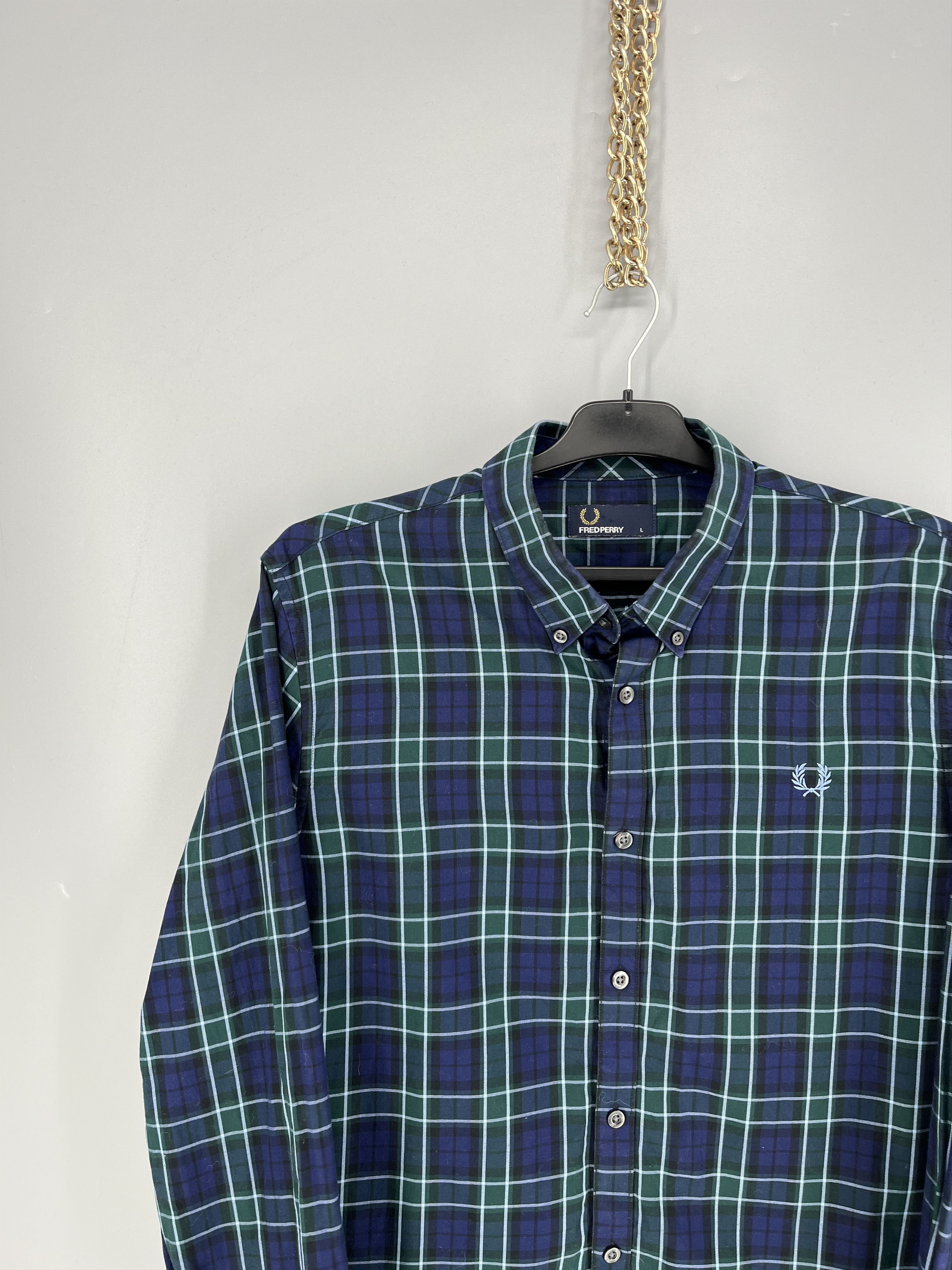 Fred Perry RARE FRED PERRY VINTAGE QUALITY BUTTON UP SHIRT Size US M / EU 48-50 / 2 - 4 Thumbnail