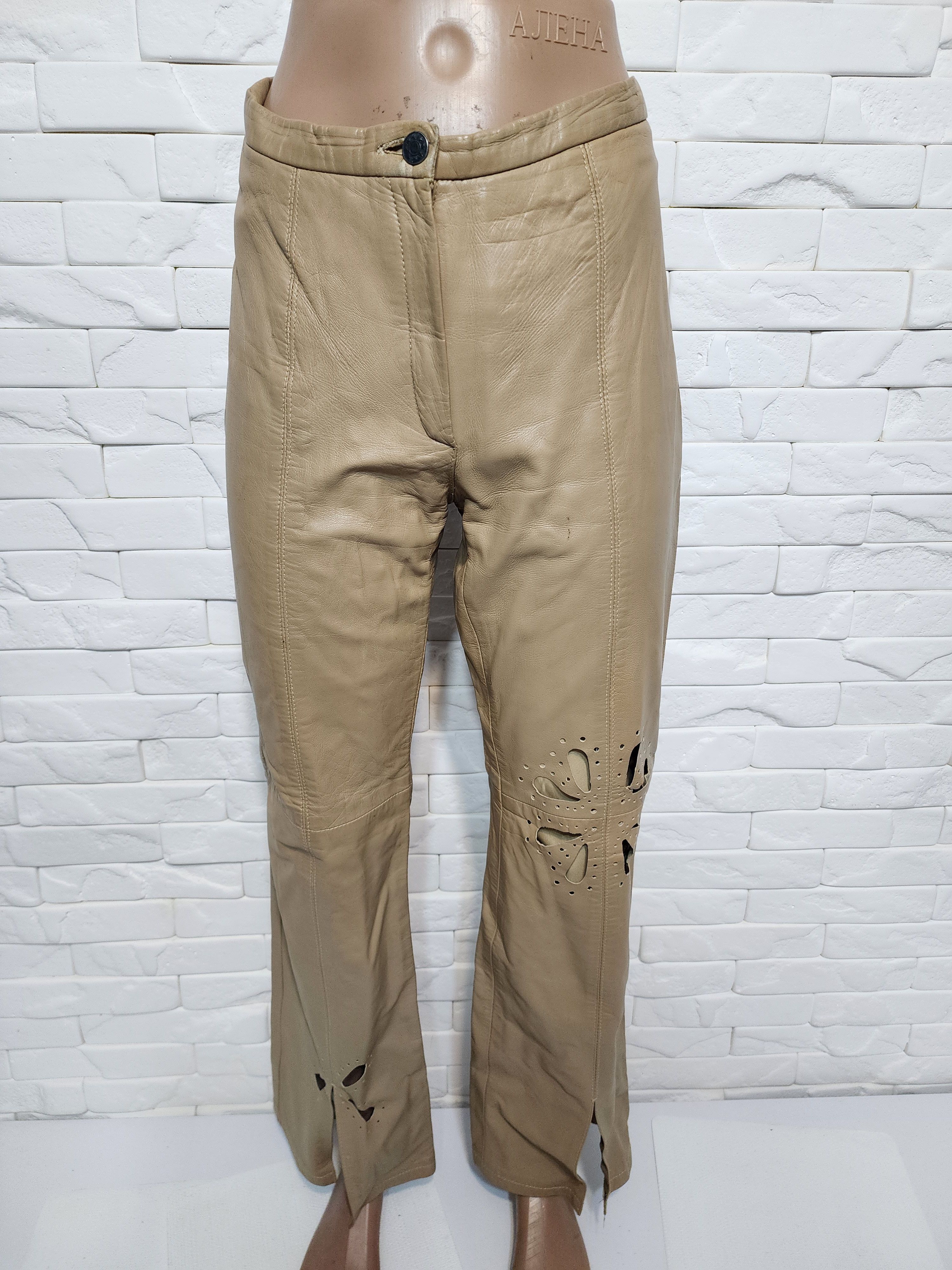 Genuine Leather Women's leather pants. Size 32" / US 10 / IT 46 - 1 Thumbnail