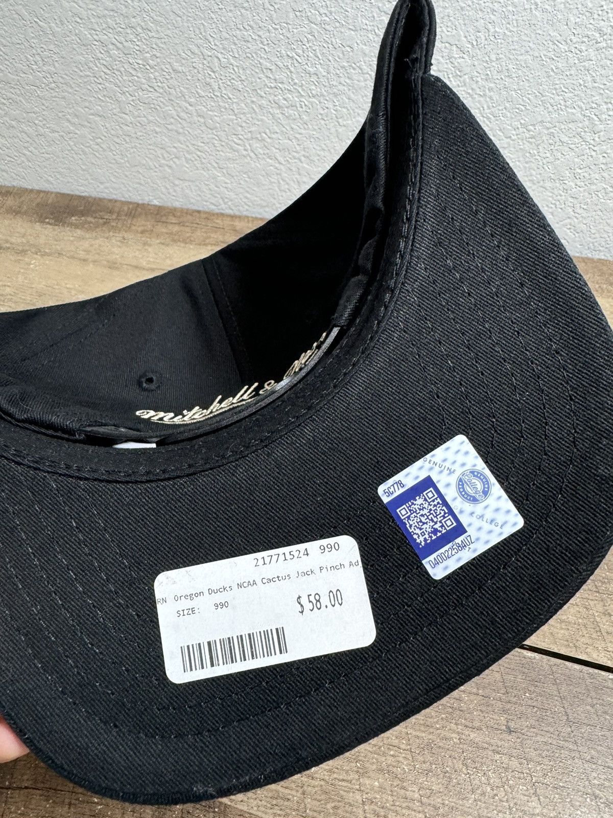 Mitchell & Ness CACTUS JACK X TRAVIS SCOTT OR Mitchell & Ness Snapback Hat Size ONE SIZE - 5 Thumbnail