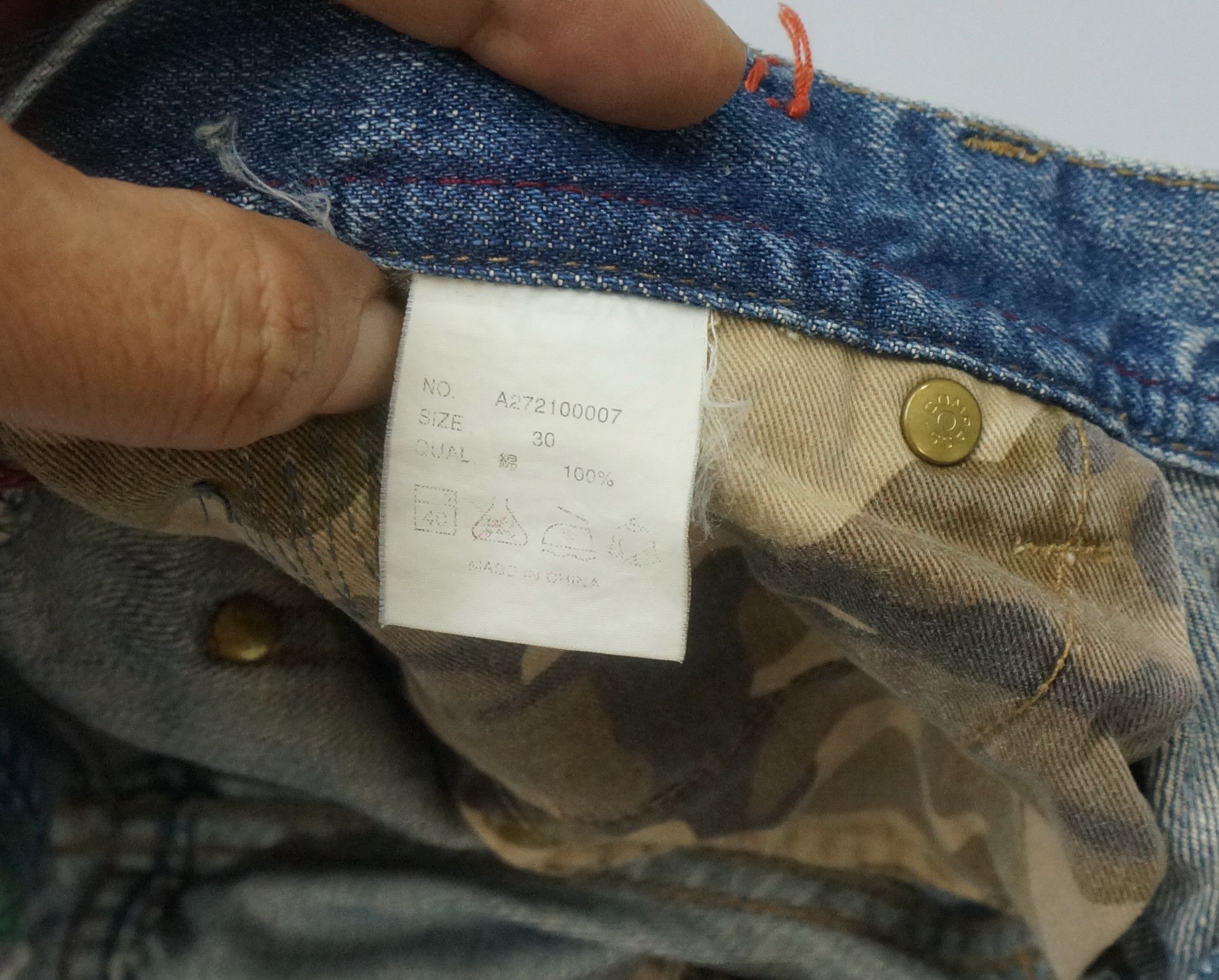 🇯🇵[a:r] Japan Boro Patch Flare Lowrise Women Jeans