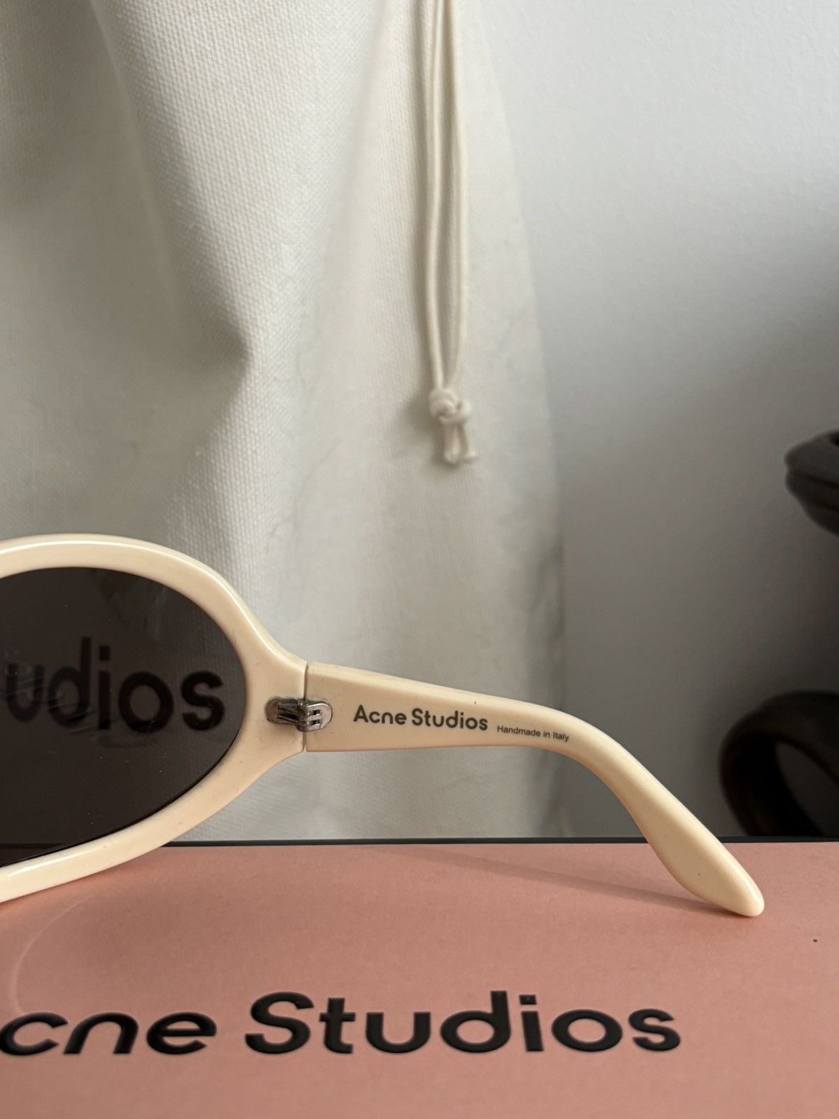 Acne Studios Acetate oversize Sunglasses Acne Studios Size ONE SIZE - 3 Thumbnail