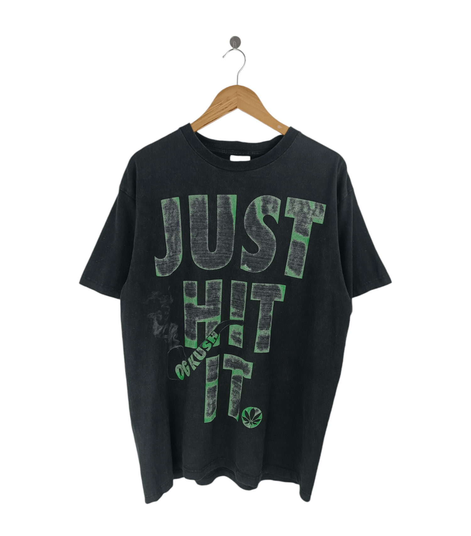 Vintage VINTAGE 90'S OG KUSH JUST HIT IT NIKE PARODY WEED 420 HUMOR Size US L / EU 52-54 / 3 - 1 Thumbnail