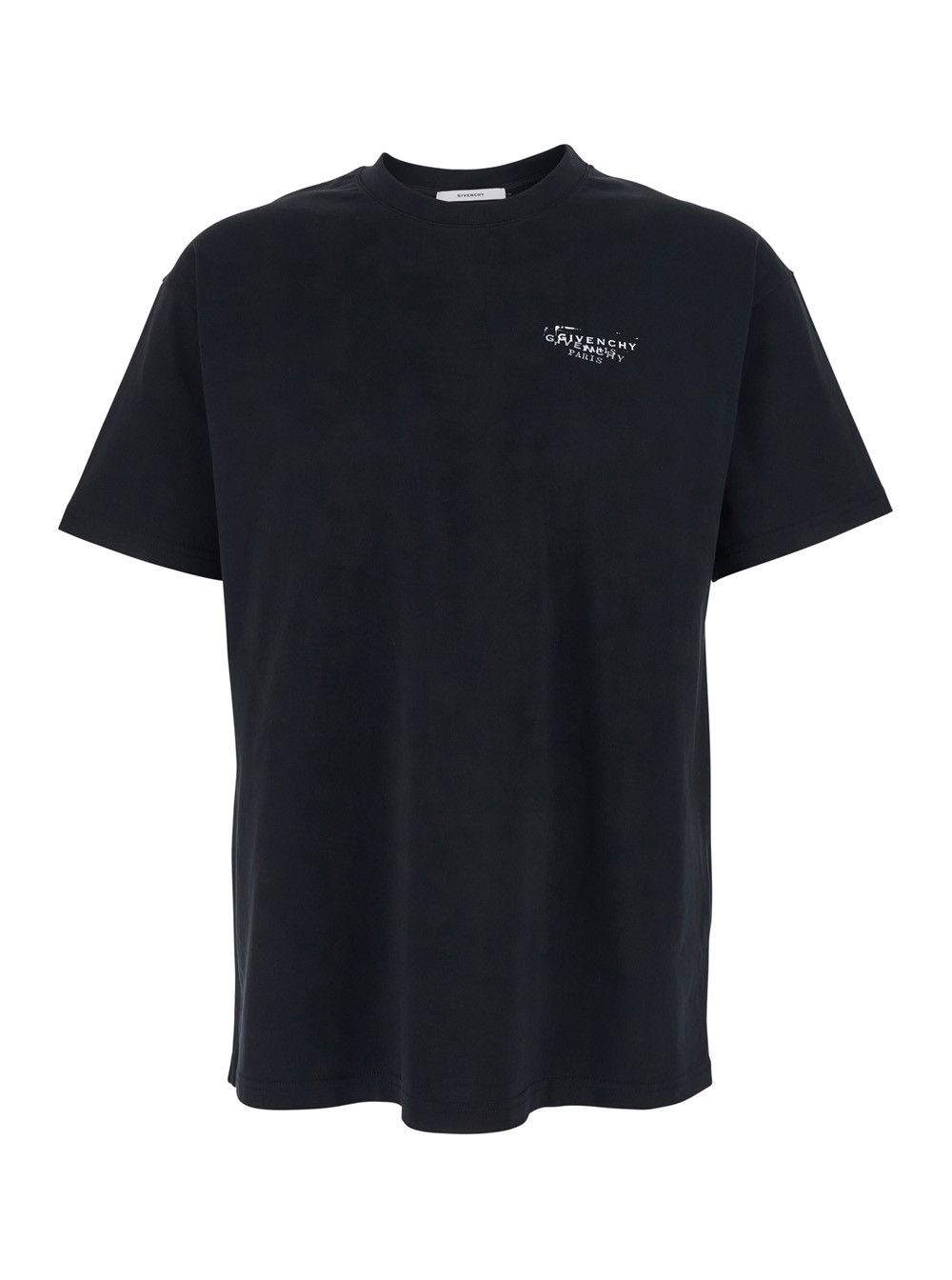 Givenchy Black T-Shirt with Logo on the Front and Back In Cotton for Men Size US L / EU 52-54 / 3 - 1 Thumbnail