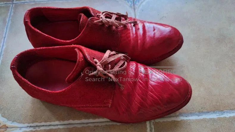 Carol Christian Poell Carol Christian Poell Red Derby Shoes . Size US 10 / EU 43 - 6 Thumbnail