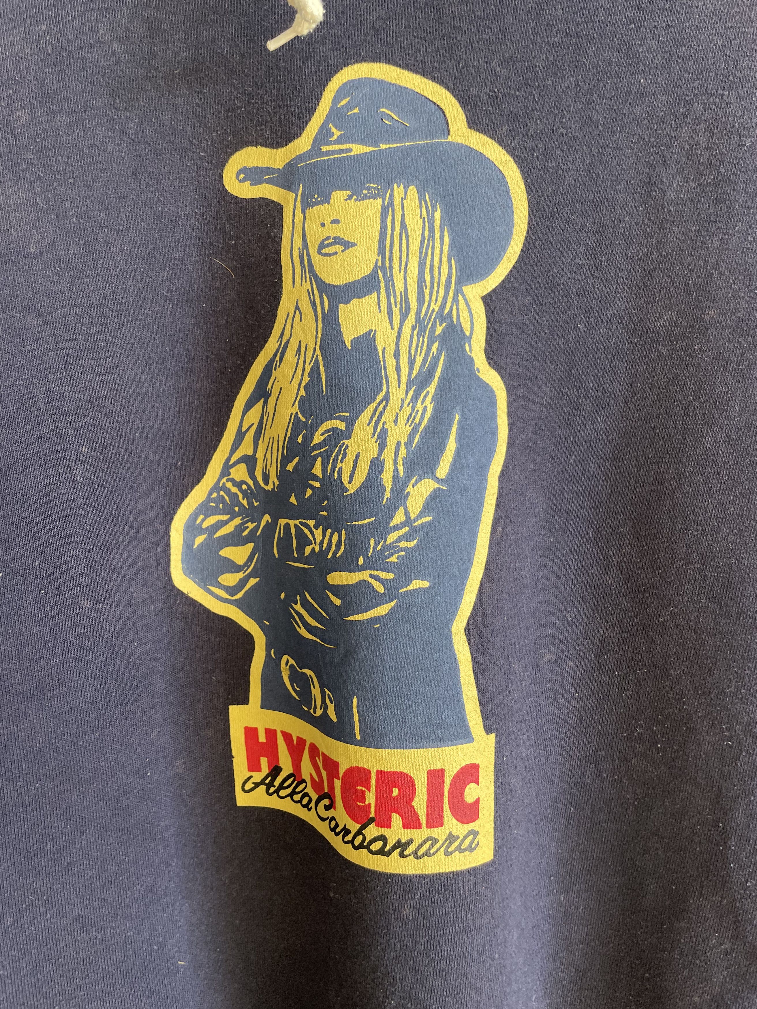 Hysteric Glamour × Japanese Brand Hysteric Glamour Alla Carbonara Navy Hoodie Size US S / EU 44-46 / 1 - 3 Thumbnail