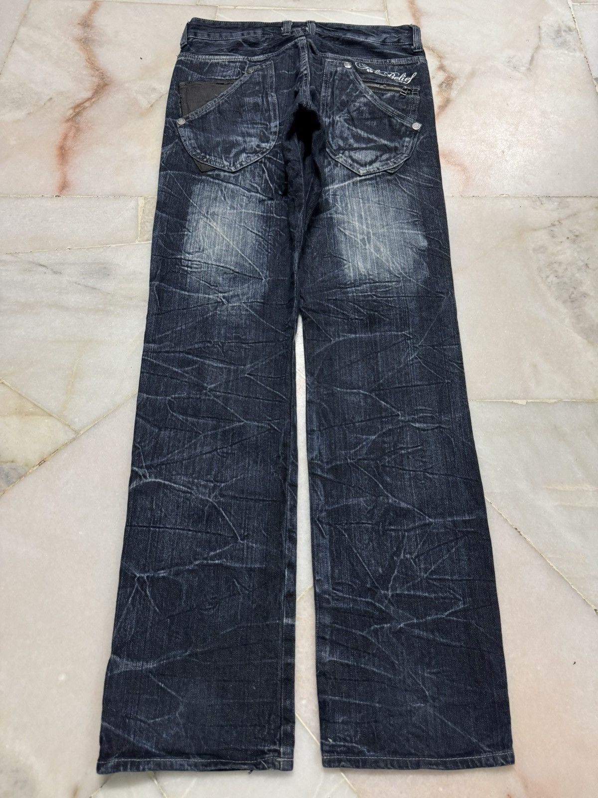 Japanese Brand 💥SICK Faded Jean Double Focus Multipocket Insane Pocket Rare Size US 30 / EU 46 - 13 Thumbnail