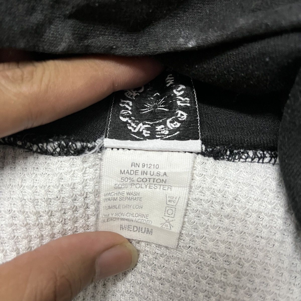 Chrome Hearts × Vintage Chrome Hearts FUCK YOU Horseshoe Thermal Pullover Hoodie Size US M / EU 48-50 / 2 - 8 Thumbnail