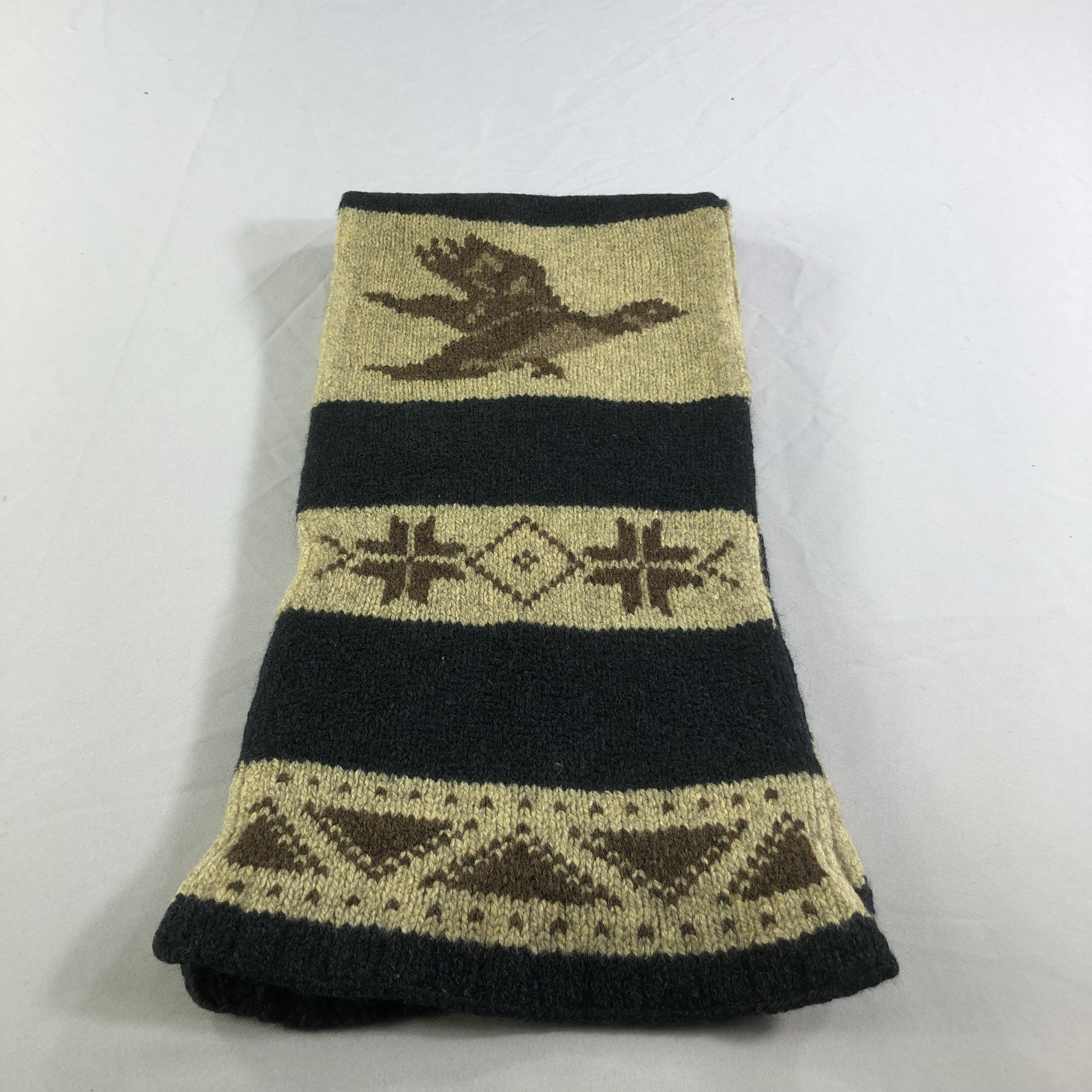 Polo Ralph Lauren Polo Ralph Lauren Native Design Wool Scarf Muffler V1511 Size ONE SIZE - 2 Thumbnail