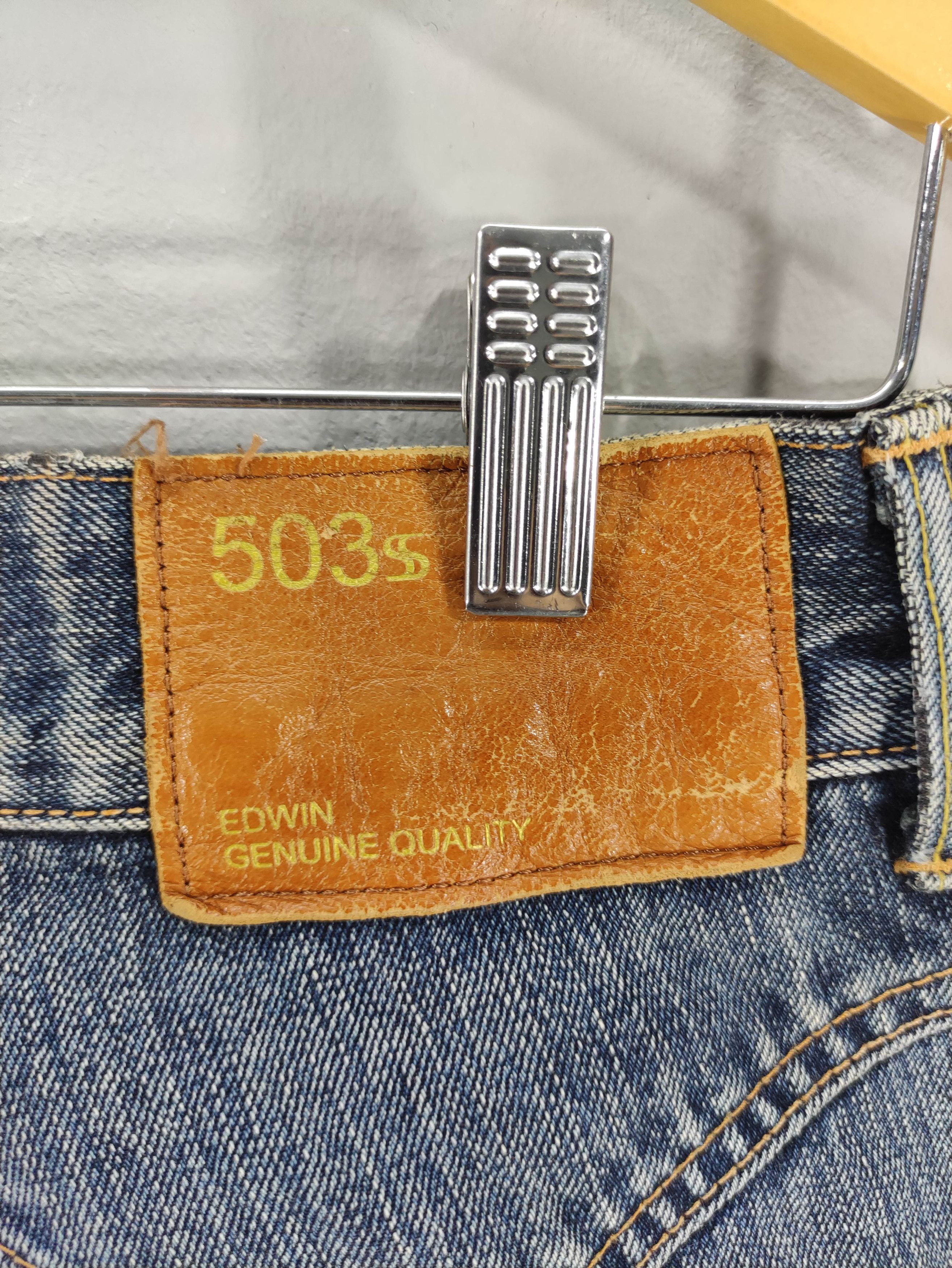 Edwin Vintage Edwin 503 Distressed Denim Jeans Flare Bootcut Size US 32 / EU 48 - 12 Thumbnail