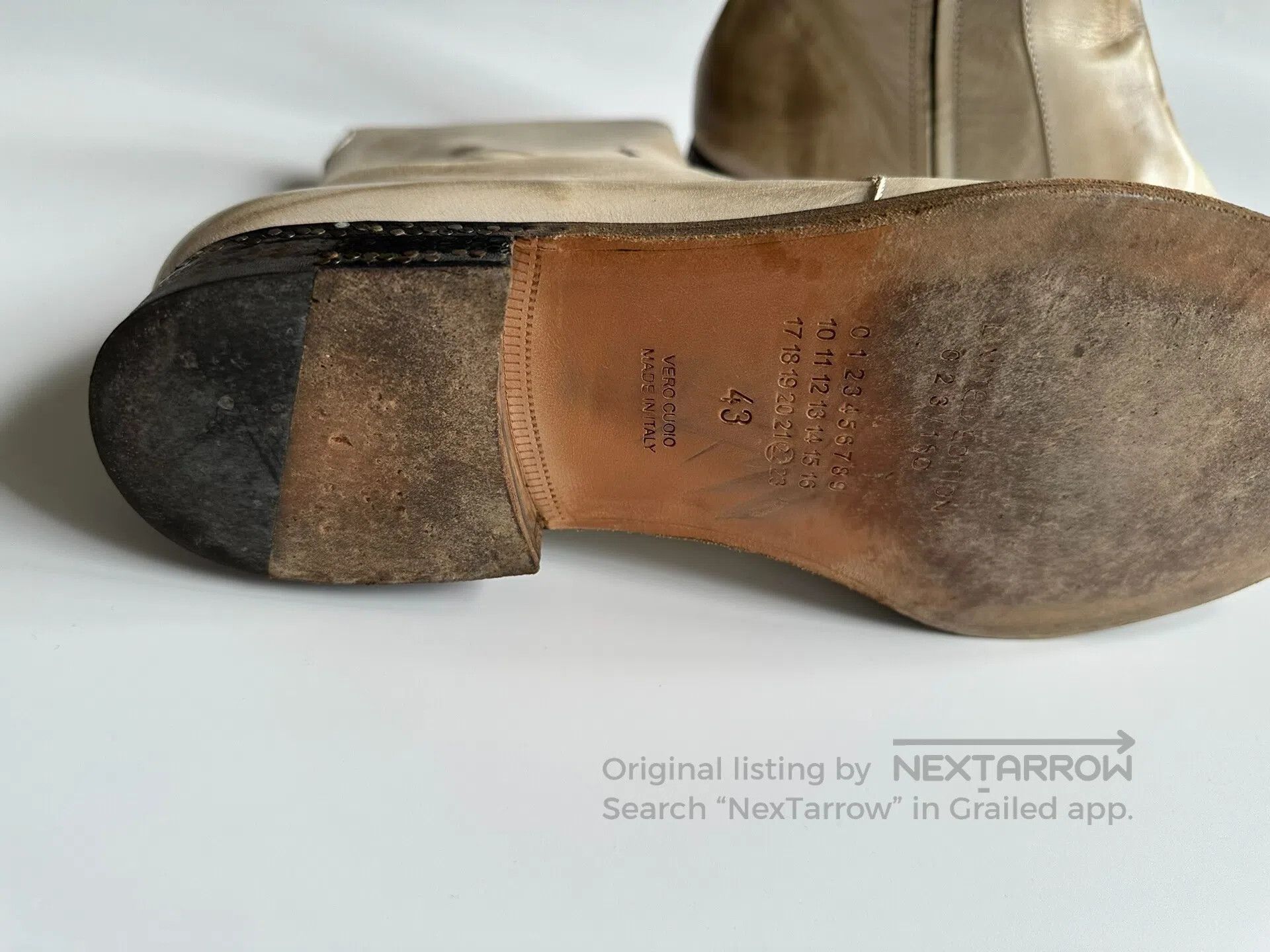 Other Maison Margiela 09AW Burnt leather shoes| Size US 10 / EU 43 - 4 Thumbnail