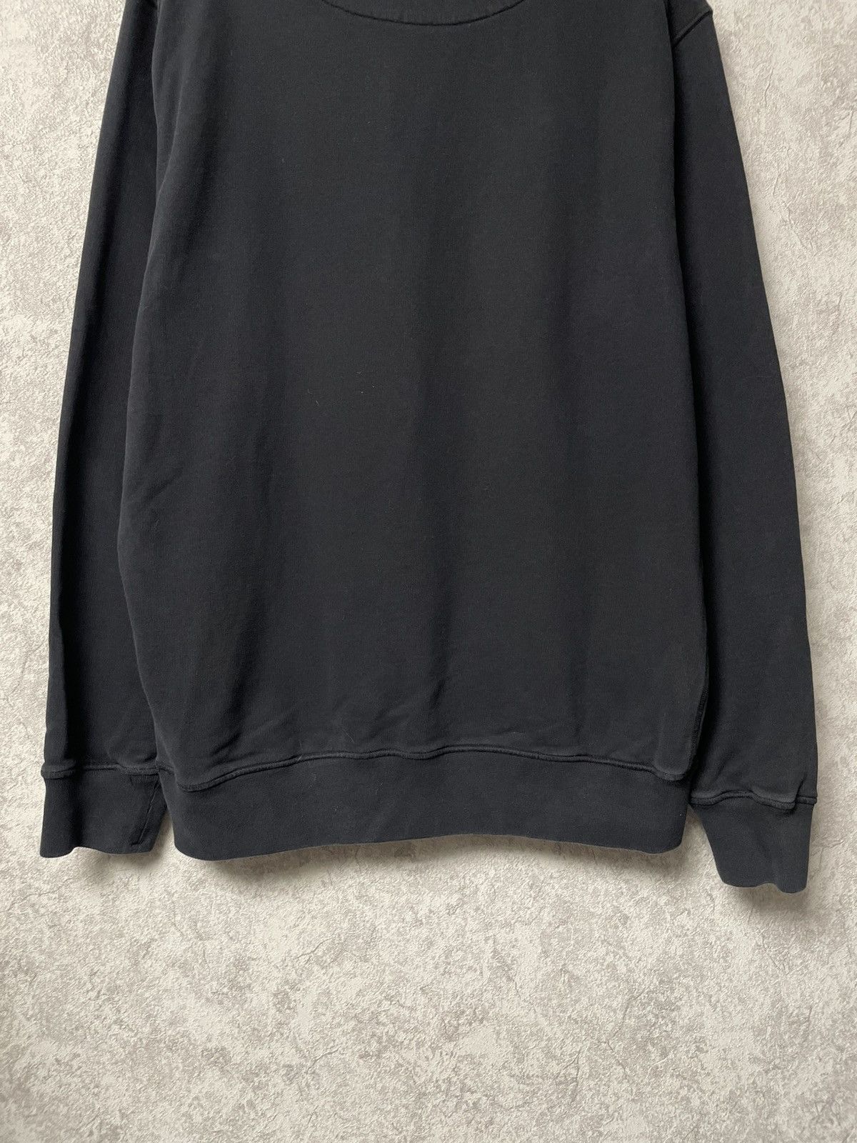 Stone Island Stone Island Big Logo Print Black Sweatshirt Crewneck Size US XL / EU 56 / 4 - 23 Thumbnail