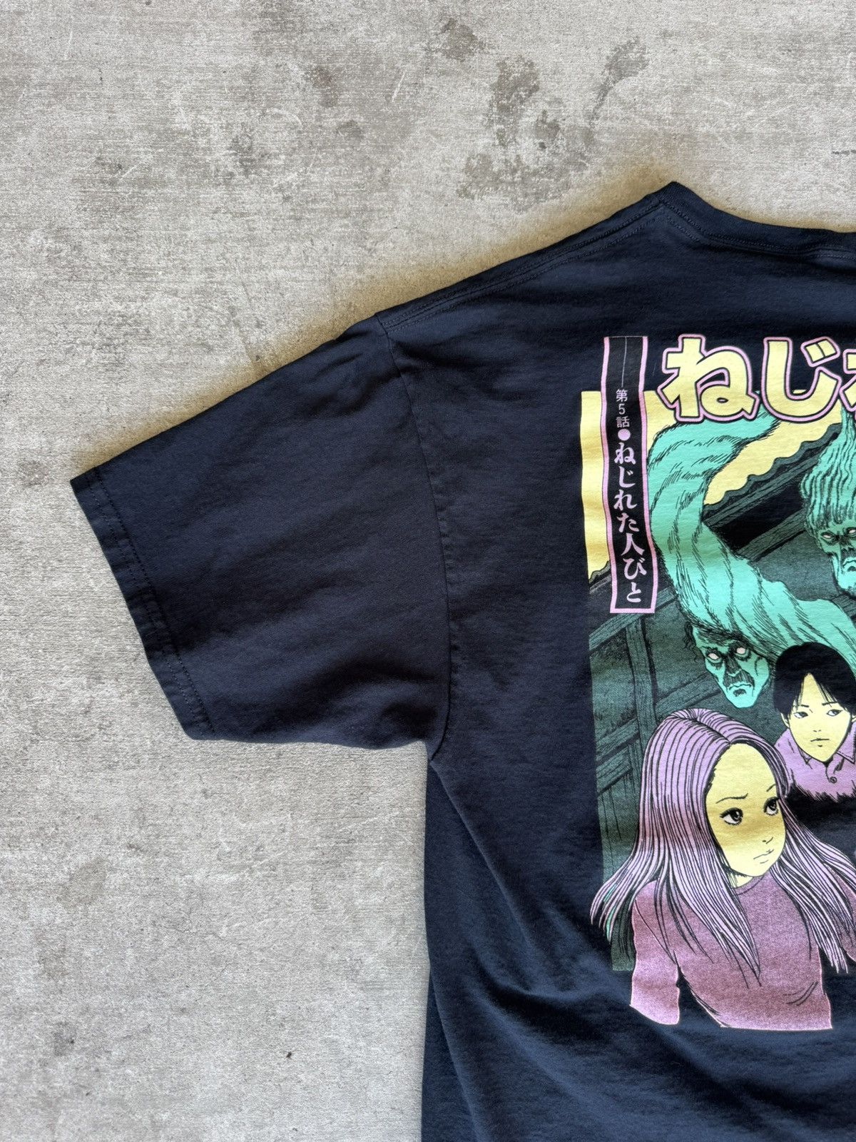 Anime Uzumaki Twisted Souls Tee Large Anime Horror Tee Size US L / EU 52-54 / 3 - 9 Thumbnail