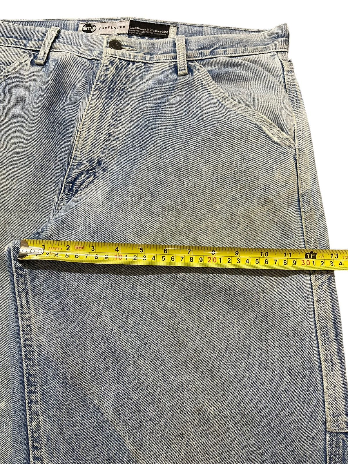 Levi's Vintage Levis Silver Tab Carpenter Style Baggy Jeans Size US 34 / EU 50 - 13 Thumbnail