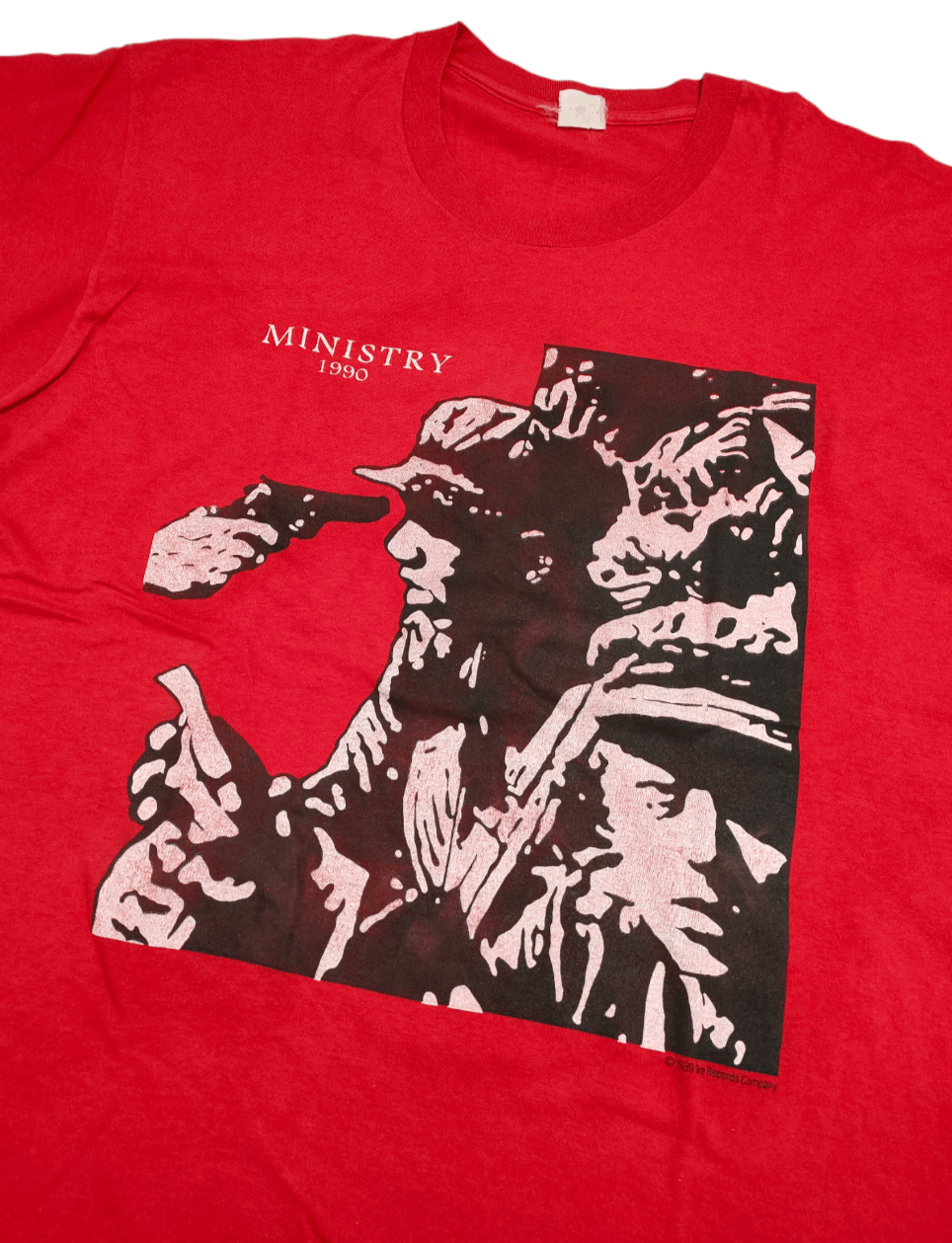 Band Tees × Vintage Vintage 80s MINISTRY 1990 Burning Inside ©1989 Size US XL / EU 56 / 4 - 1 Thumbnail