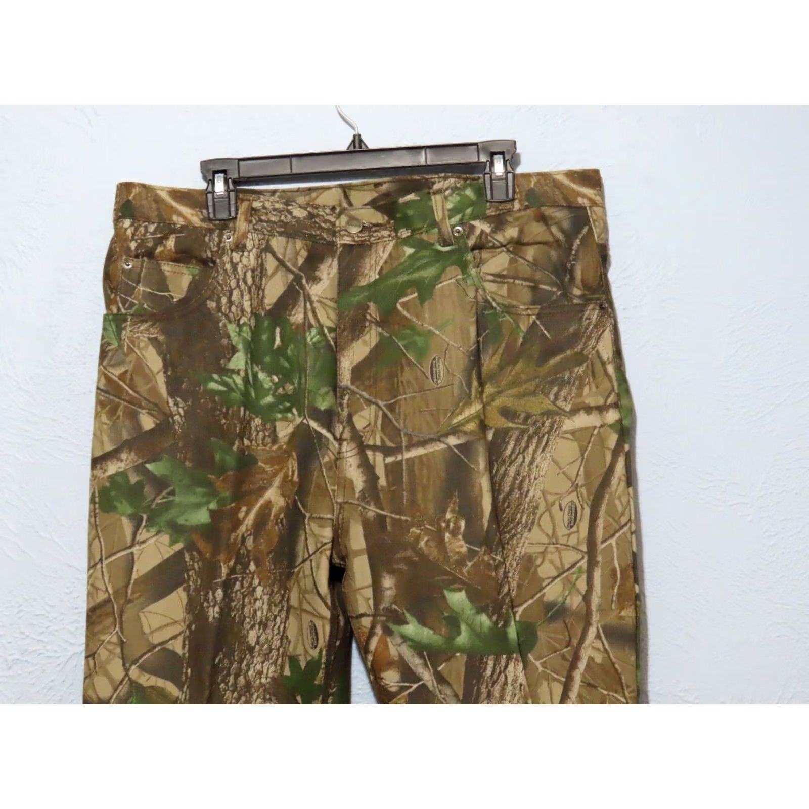 Vintage Ranger Pants Men's 38x32 Camouflage Hunting Canvas Realtree Hardwoods Size US 38 / EU 54 - 3 Thumbnail