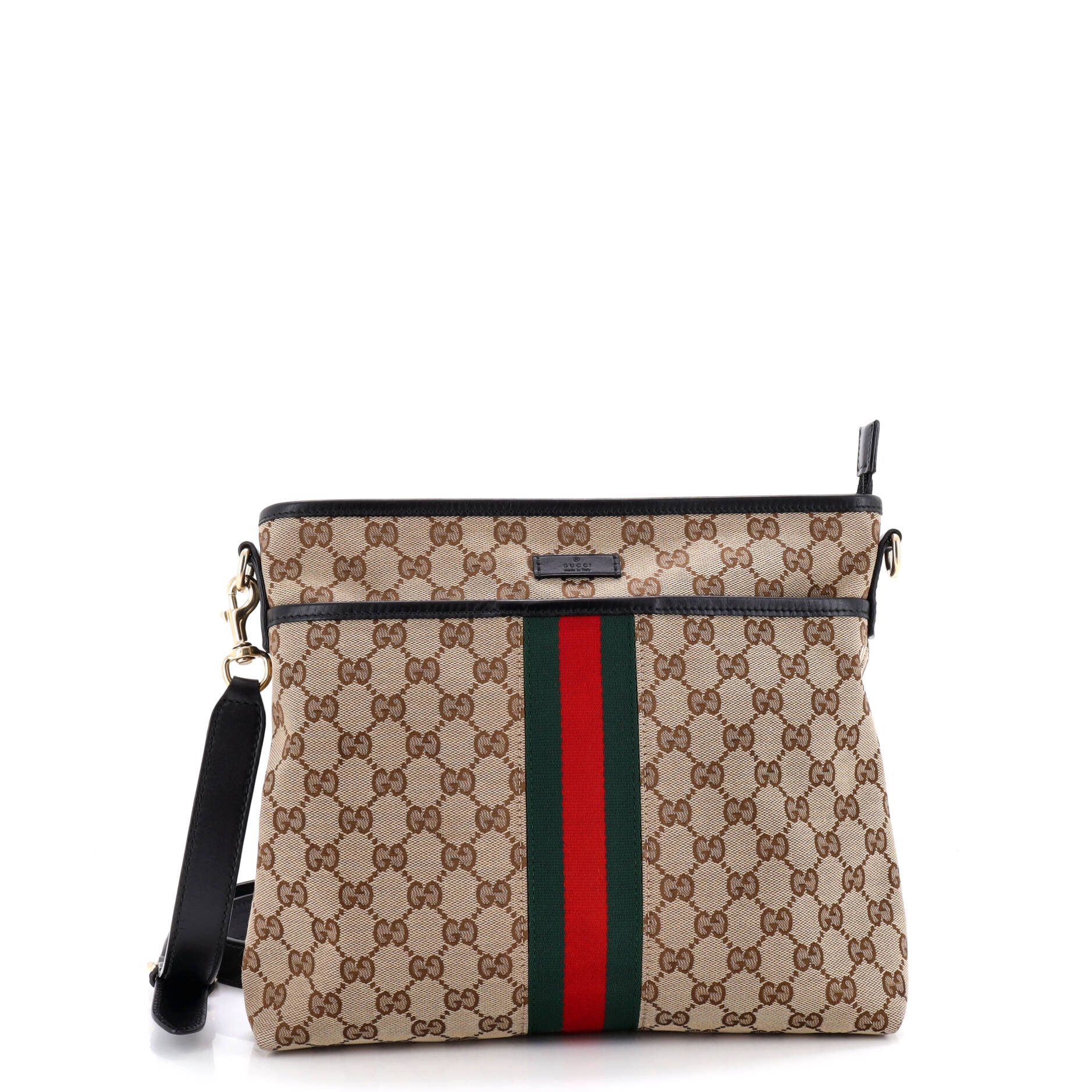 Gucci Front Pocket Web Messenger Size ONE SIZE - 1 Thumbnail